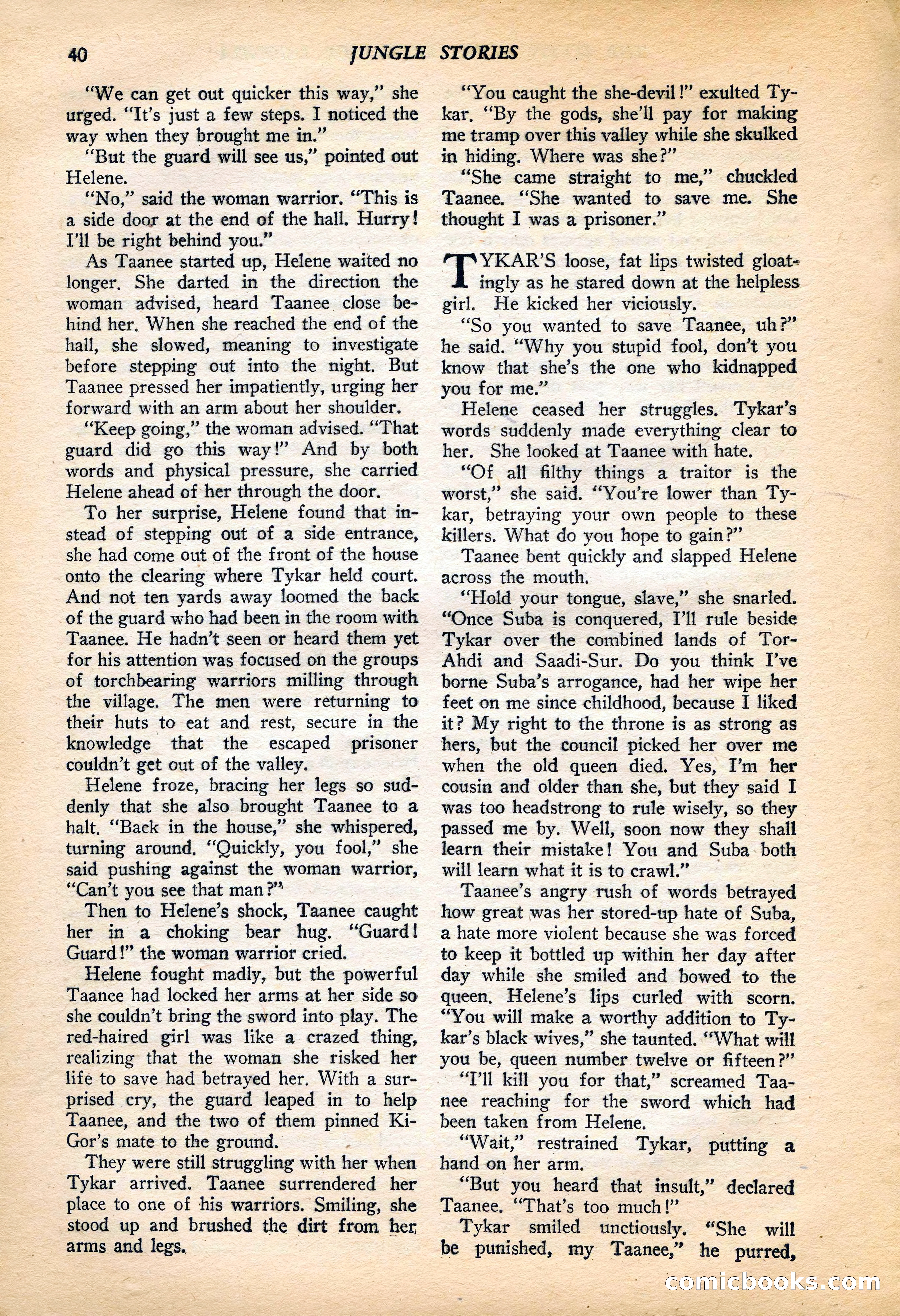 Jungle Stories, Vol. 4, No. 1 — page 42 of 132