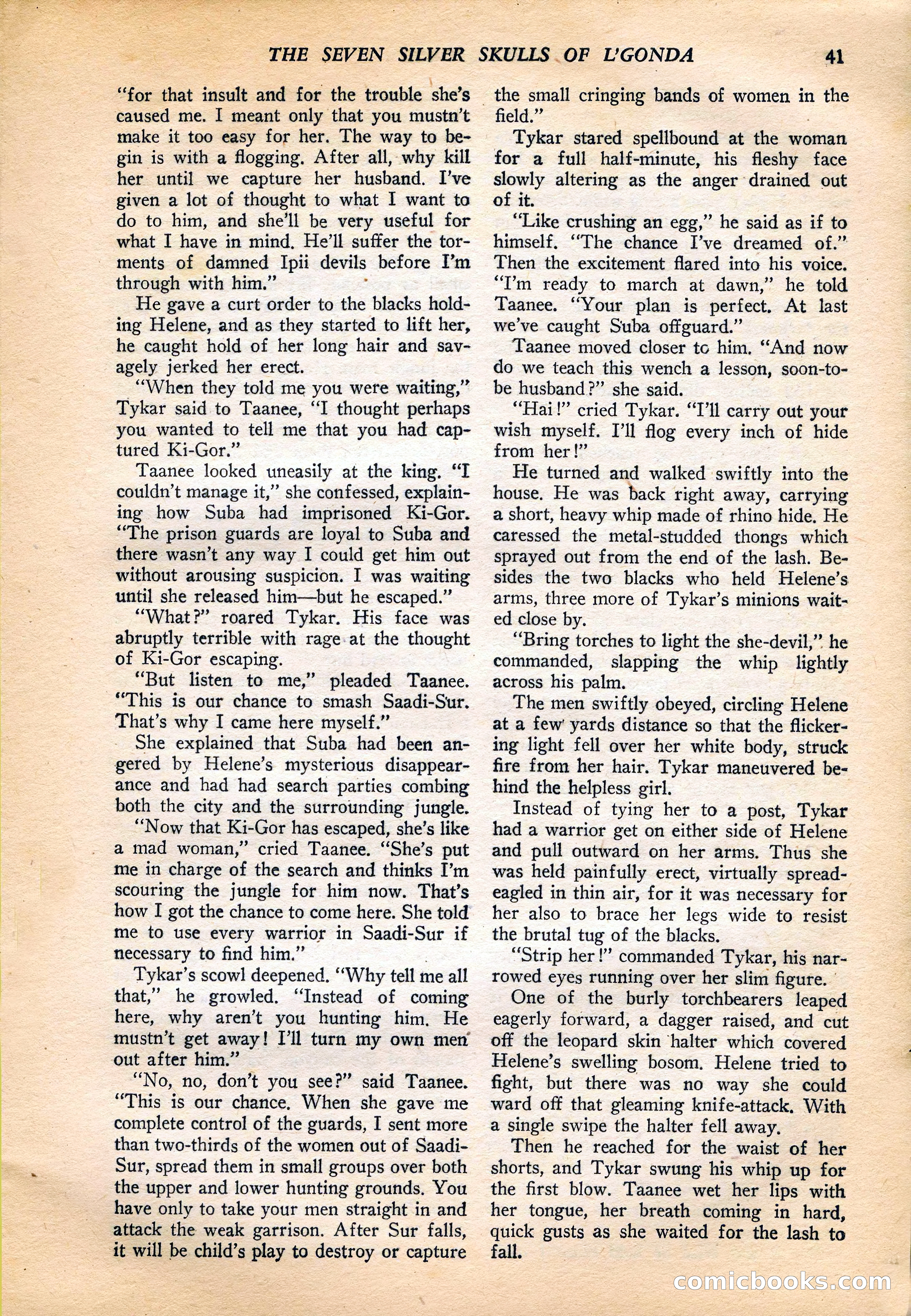 Jungle Stories, Vol. 4, No. 1 — page 43 of 132