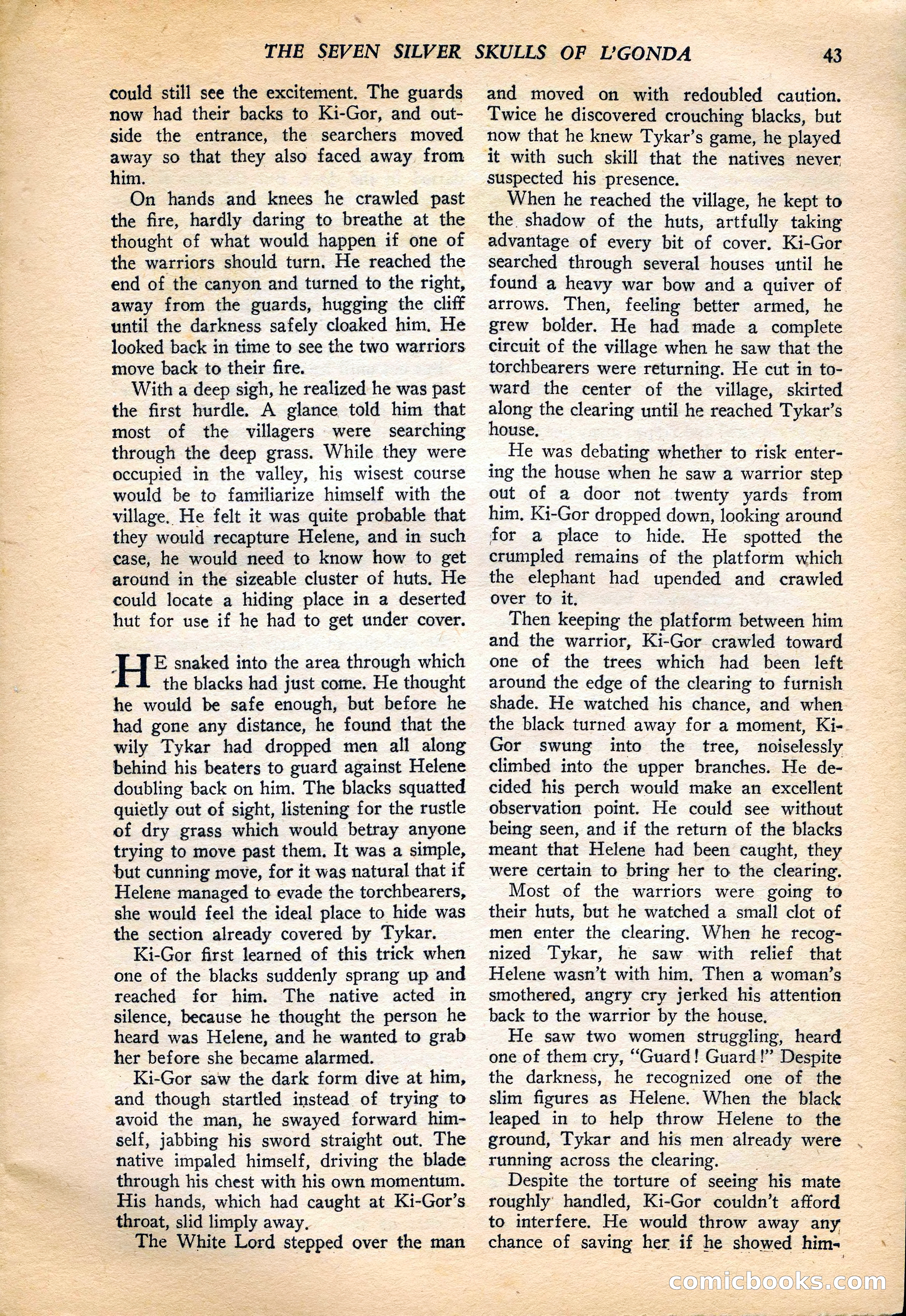 Jungle Stories, Vol. 4, No. 1 — page 45 of 132