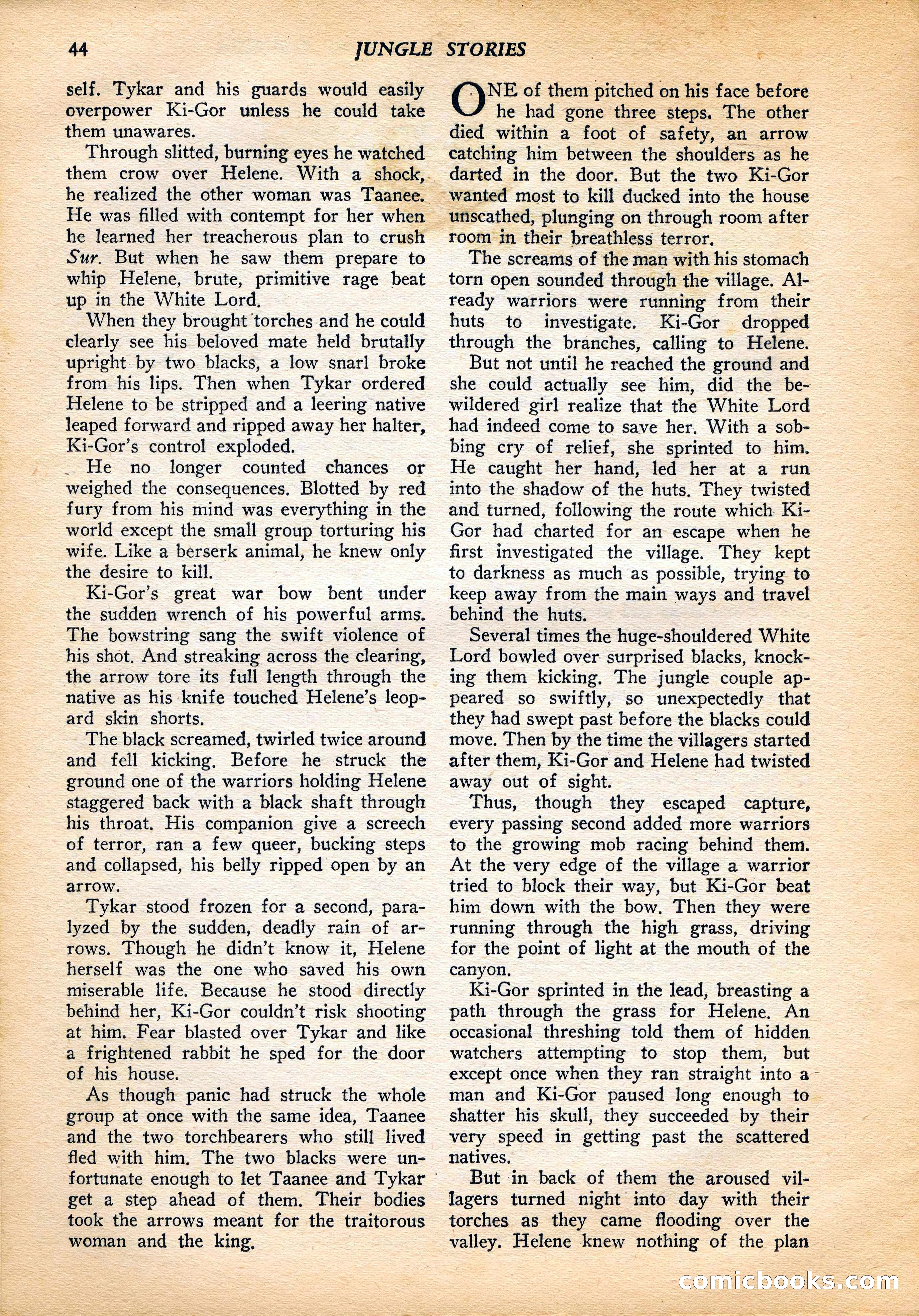 Jungle Stories, Vol. 4, No. 1 — page 46 of 132