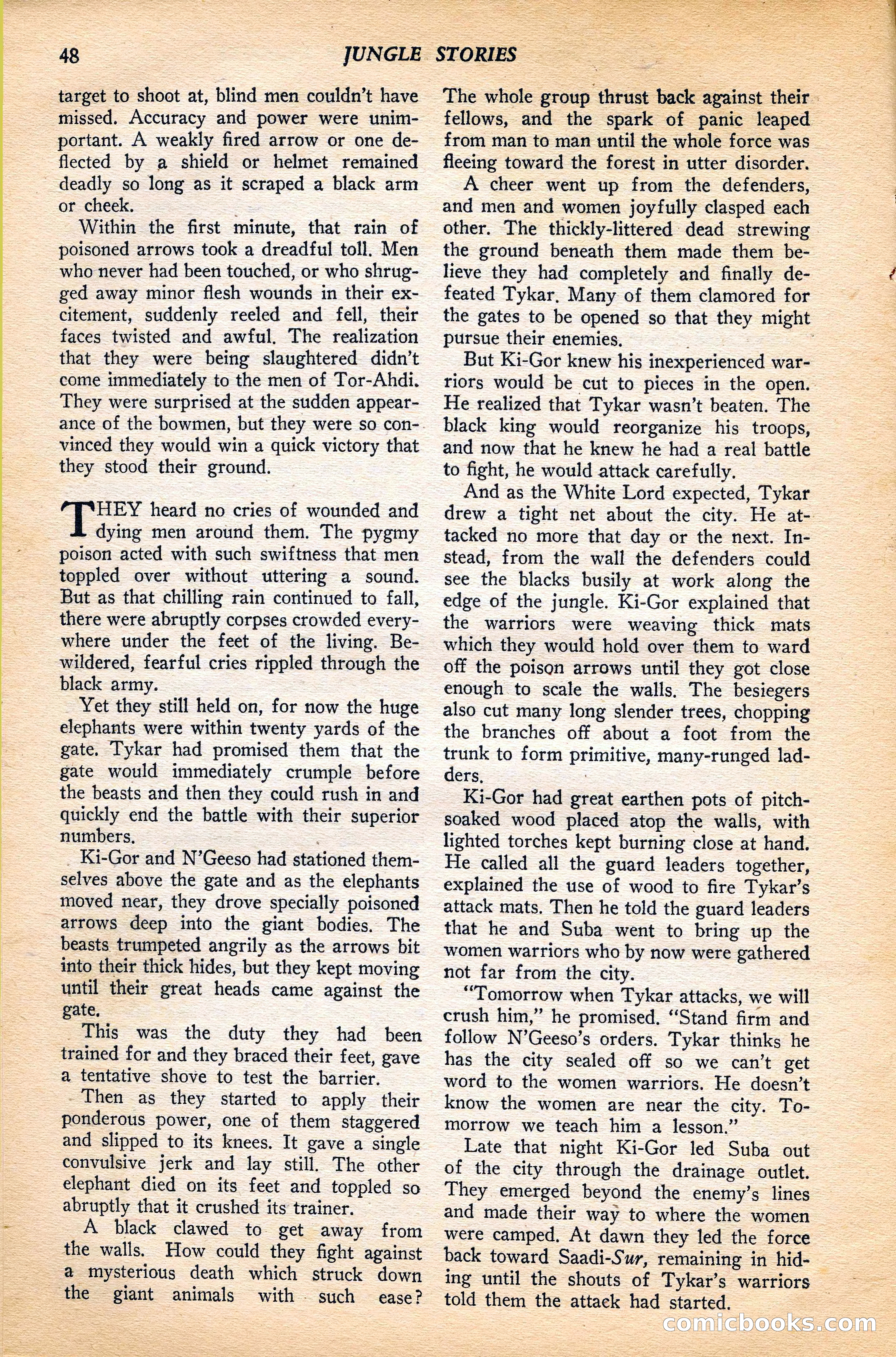 Jungle Stories, Vol. 4, No. 1 — page 50 of 132