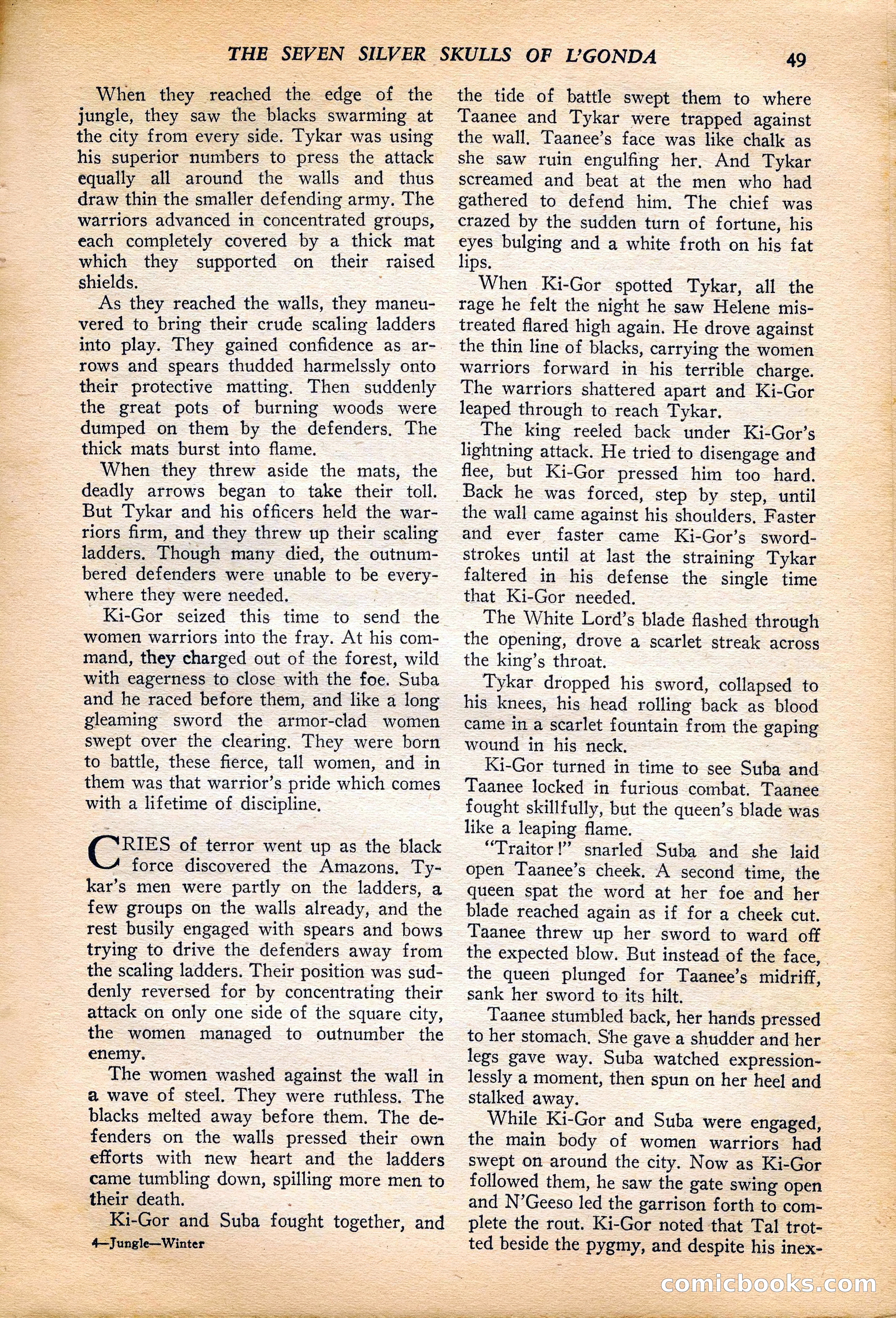 Jungle Stories, Vol. 4, No. 1 — page 51 of 132