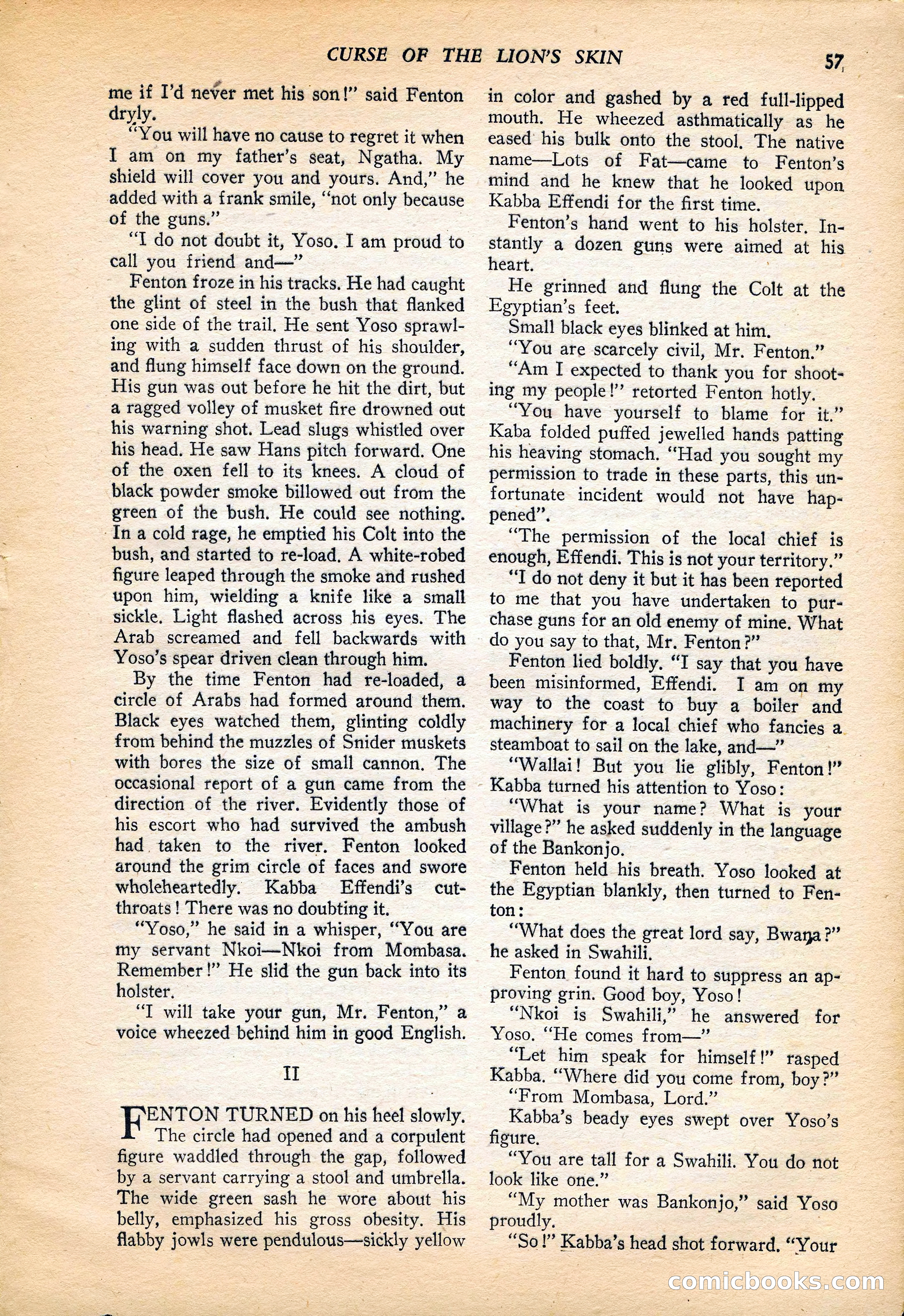 Jungle Stories, Vol. 4, No. 1 — page 59 of 132