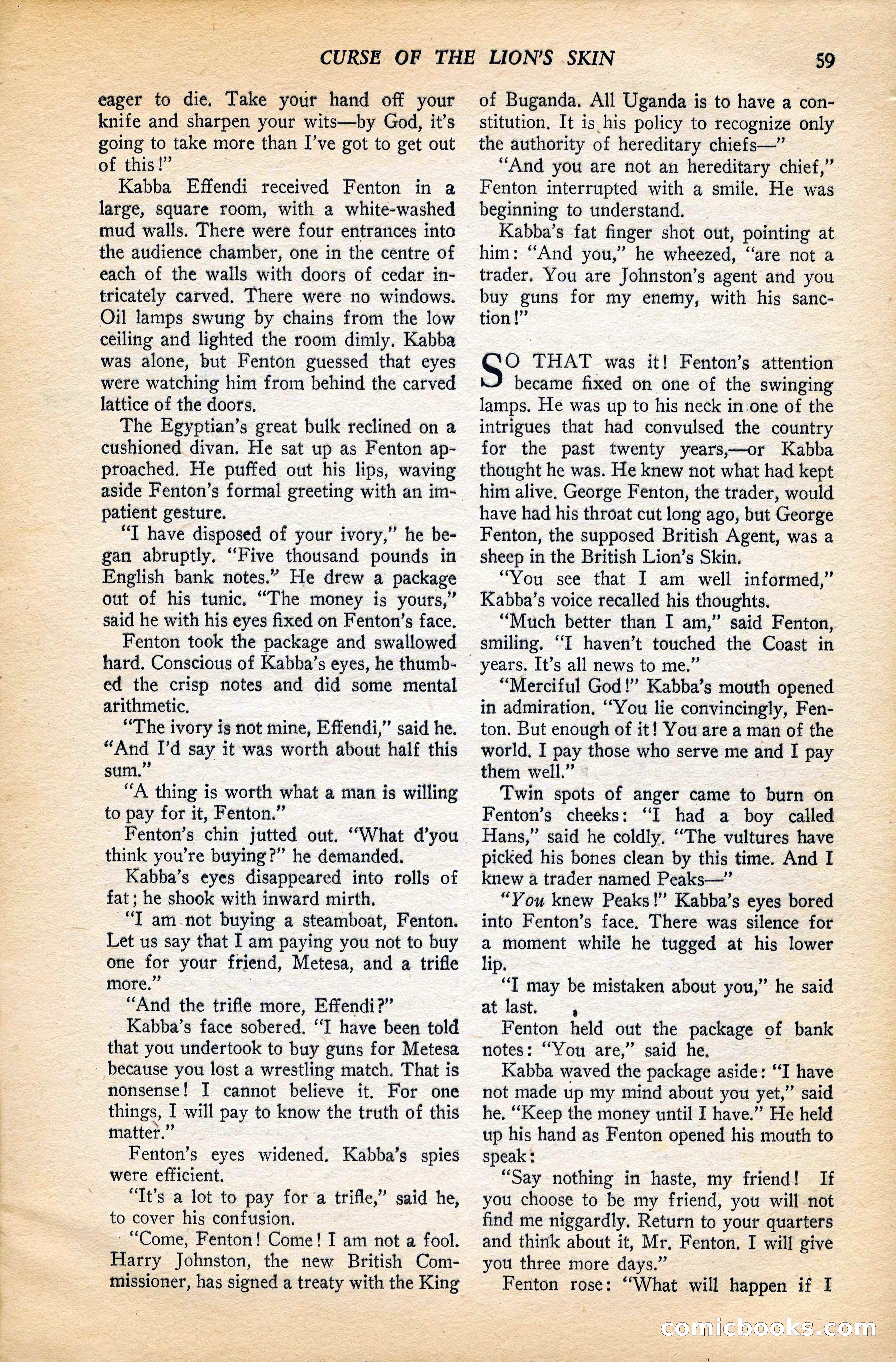 Jungle Stories, Vol. 4, No. 1 — page 61 of 132