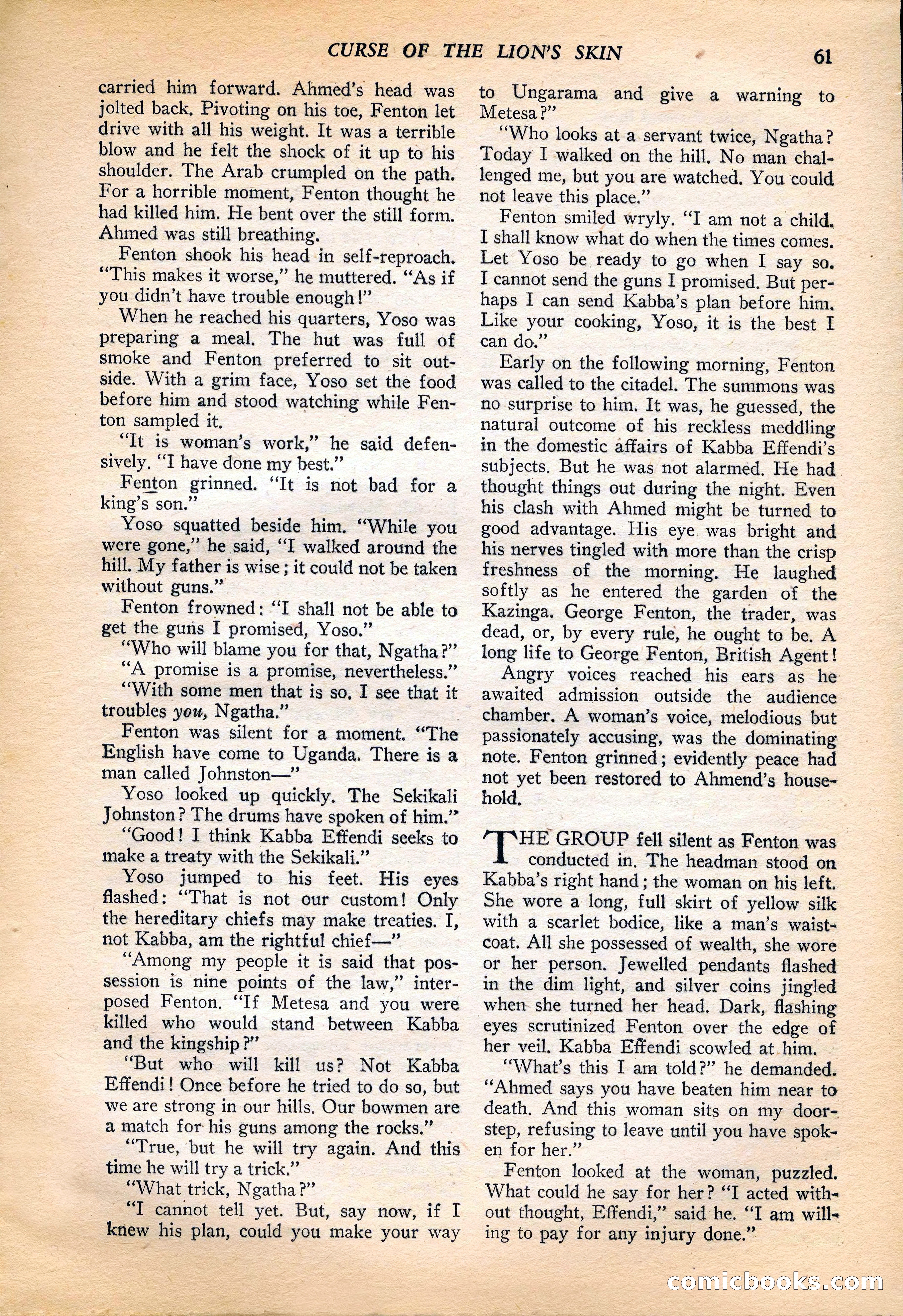 Jungle Stories, Vol. 4, No. 1 — page 63 of 132