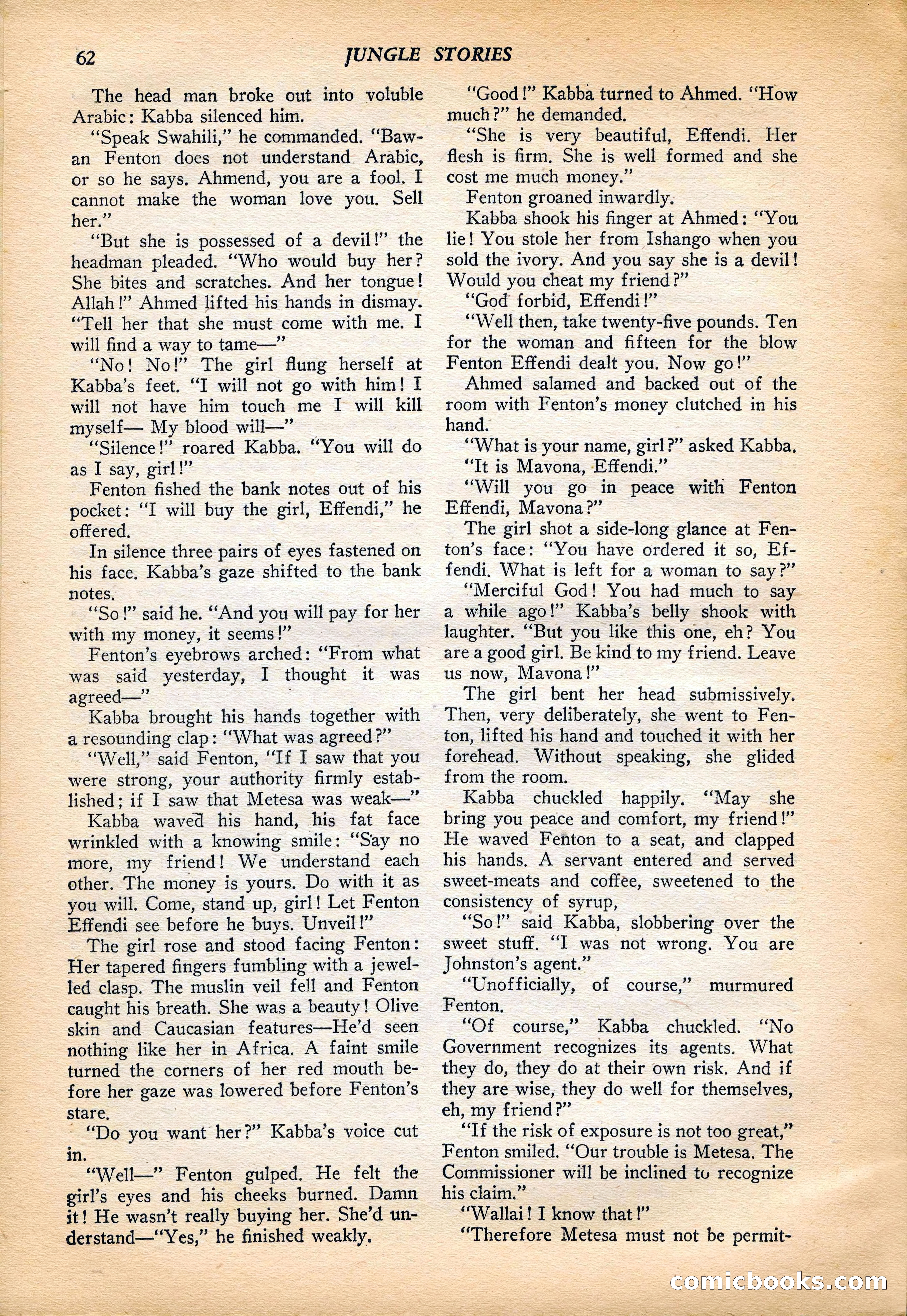 Jungle Stories, Vol. 4, No. 1 — page 64 of 132
