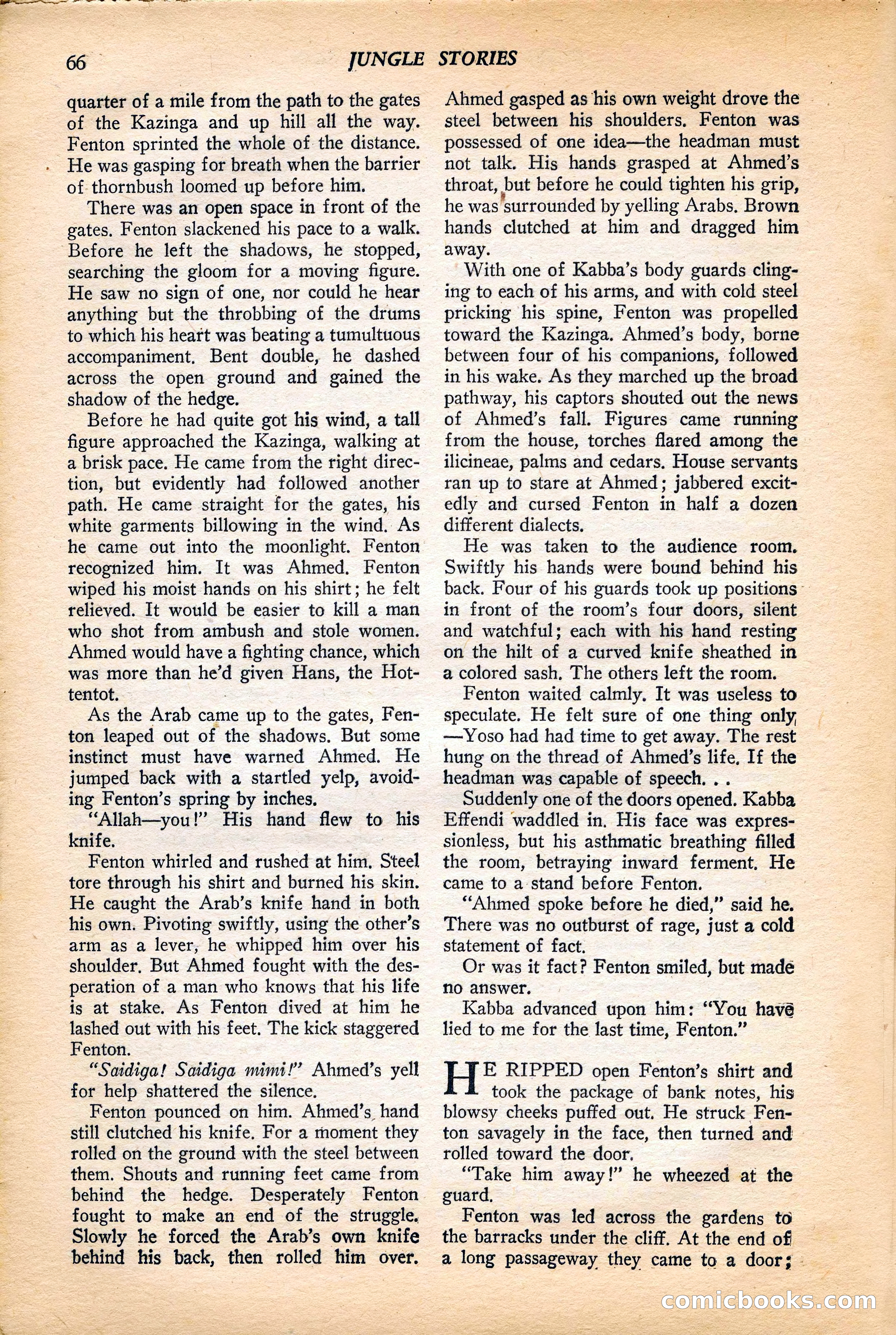 Jungle Stories, Vol. 4, No. 1 — page 68 of 132