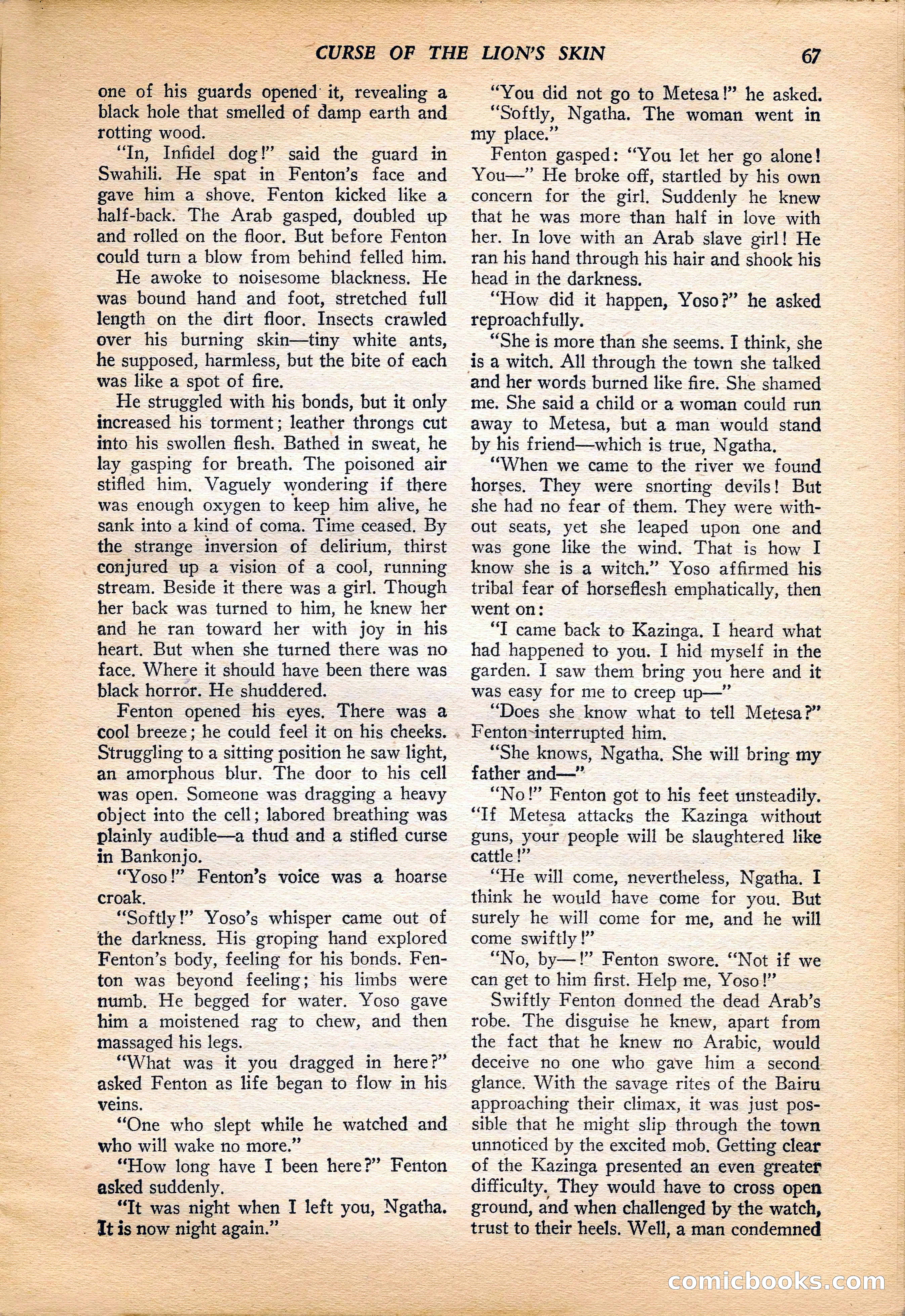 Jungle Stories, Vol. 4, No. 1 — page 69 of 132