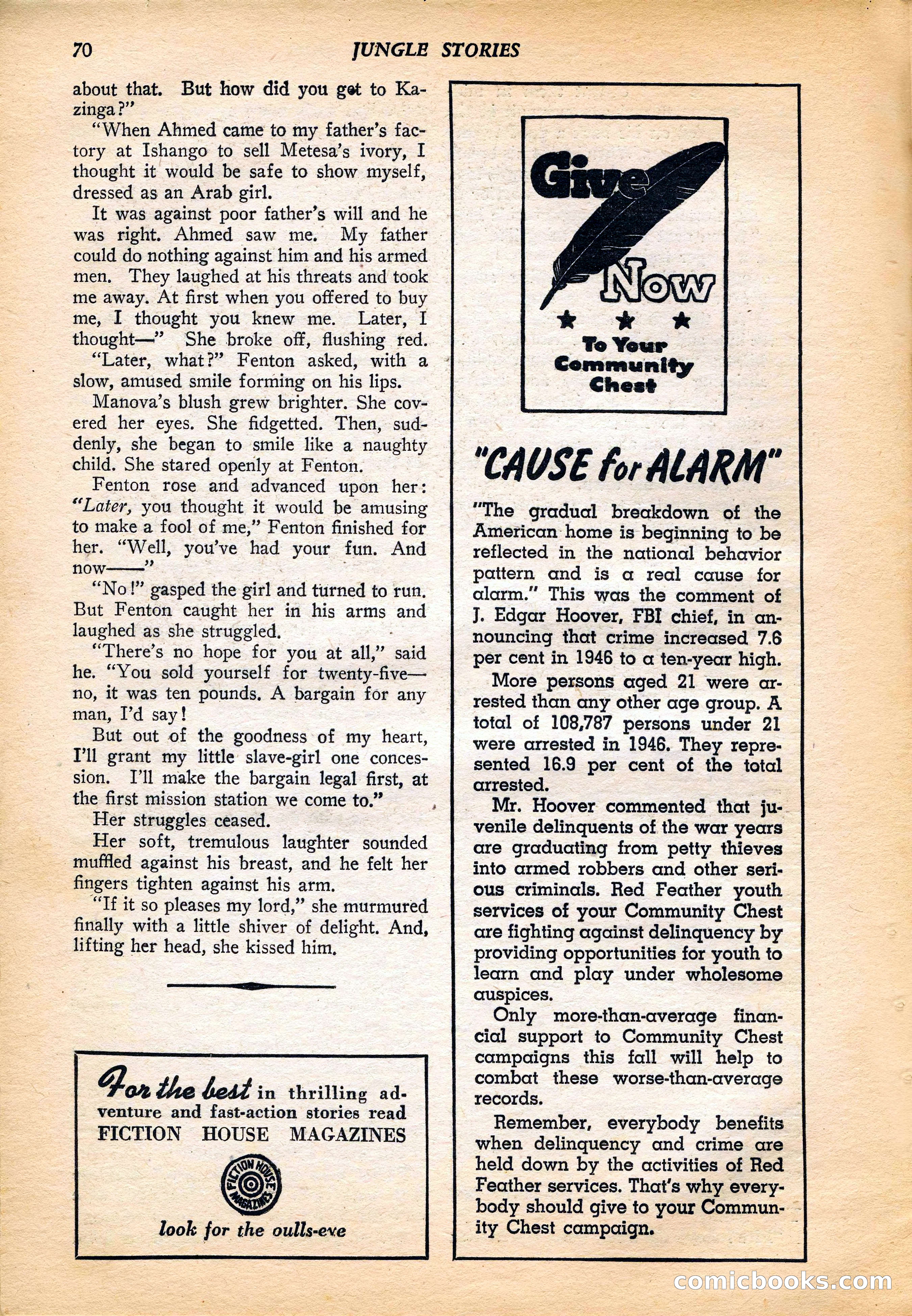 Jungle Stories, Vol. 4, No. 1 — page 72 of 132