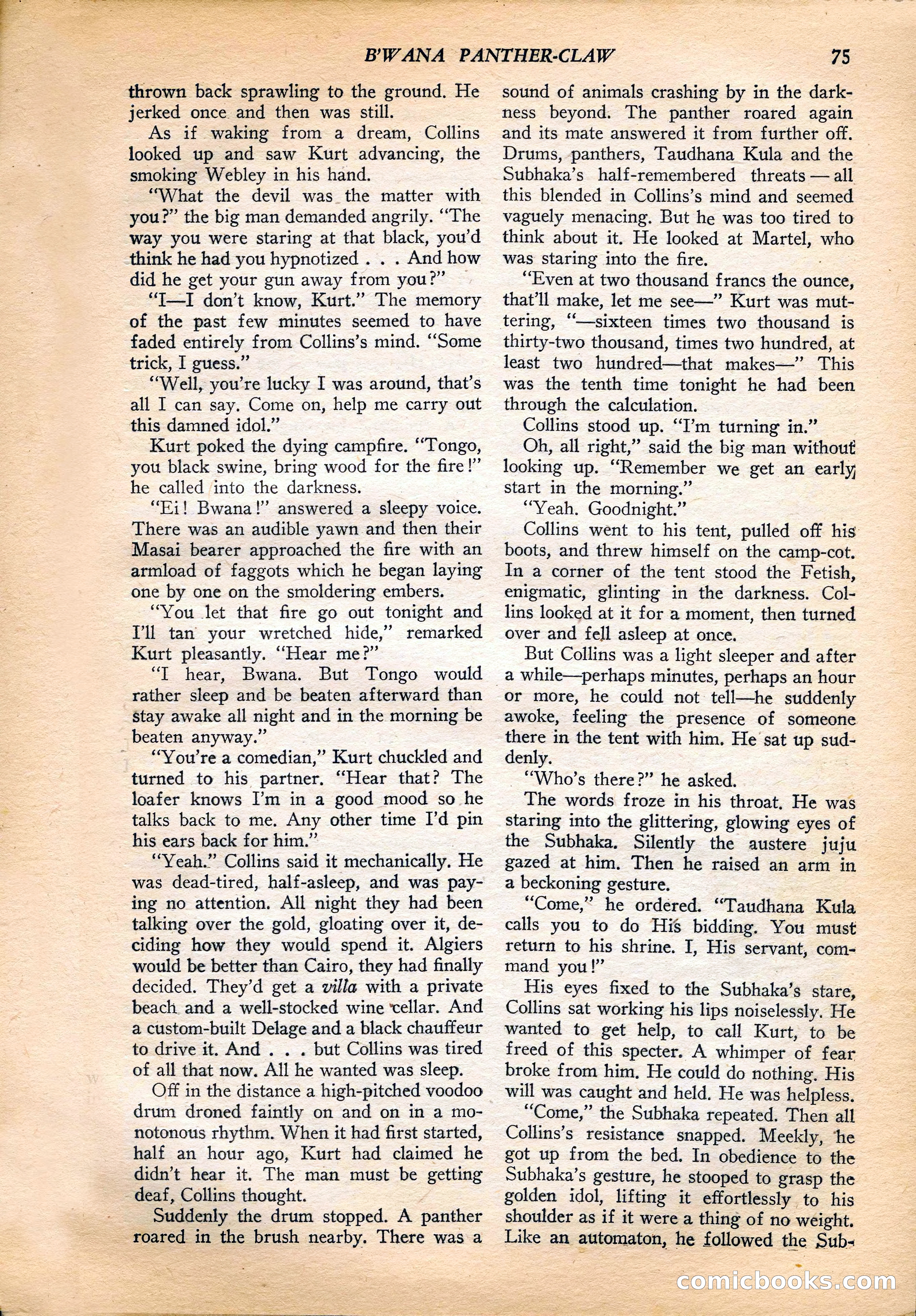 Jungle Stories, Vol. 4, No. 1 — page 77 of 132