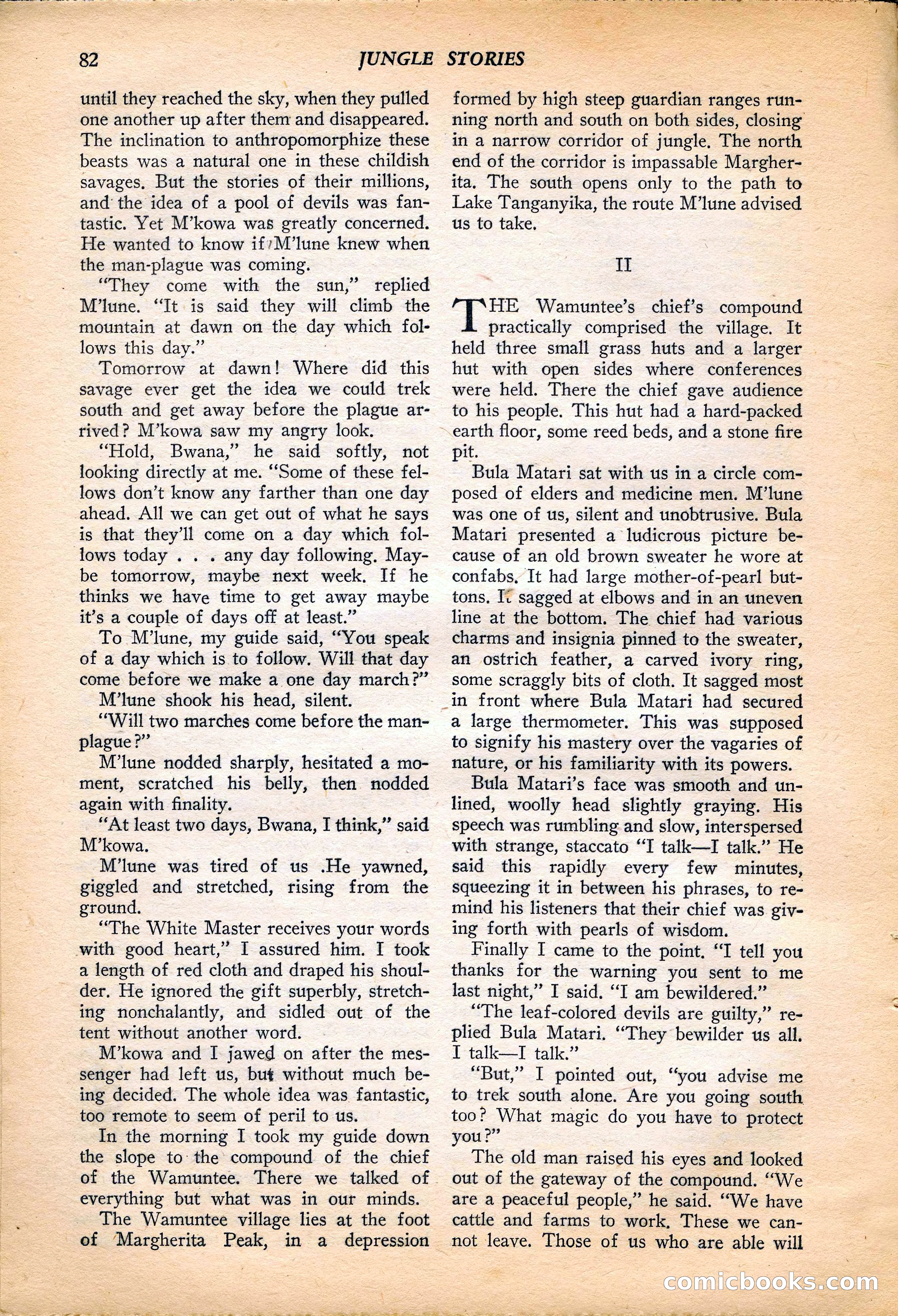 Jungle Stories, Vol. 4, No. 1 — page 84 of 132