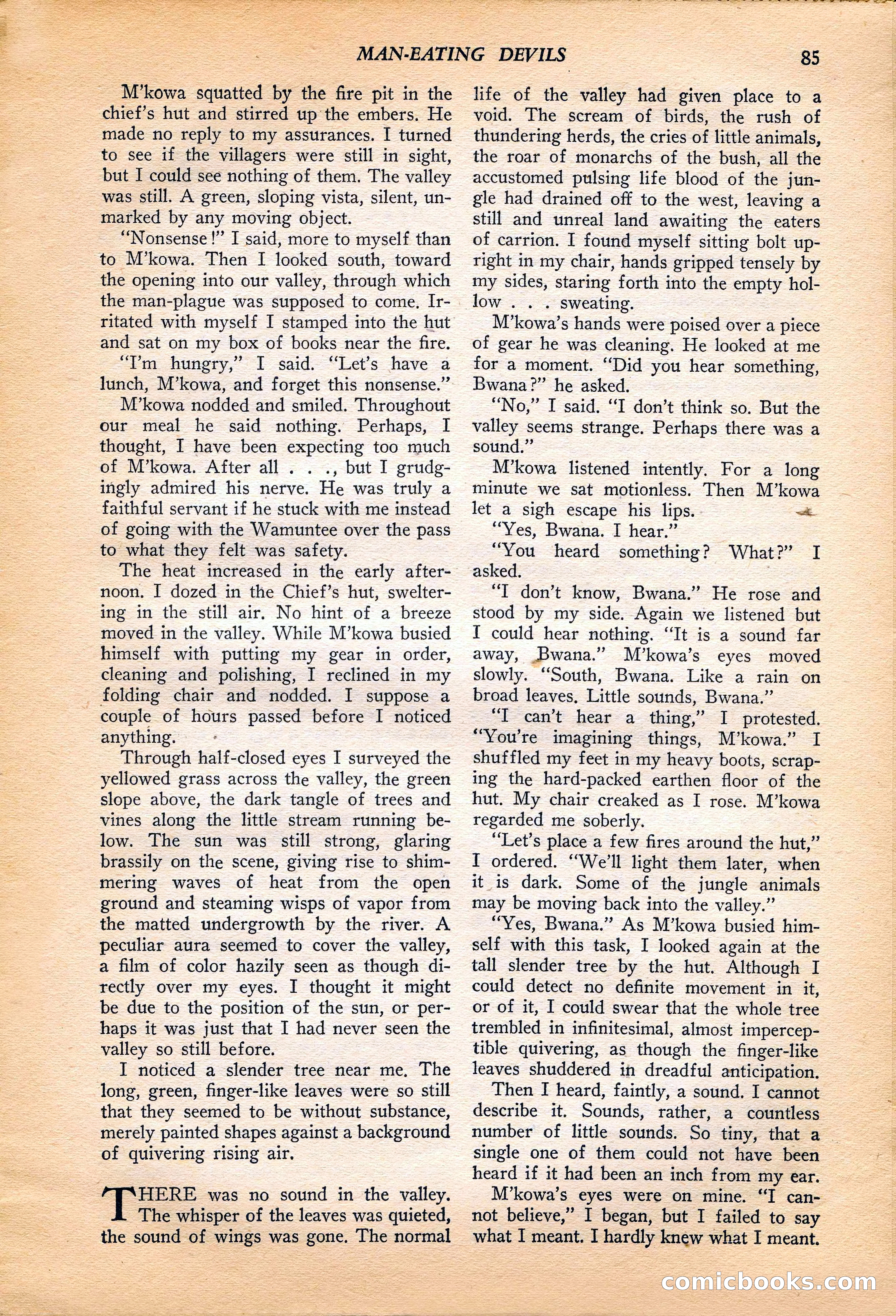 Jungle Stories, Vol. 4, No. 1 — page 87 of 132