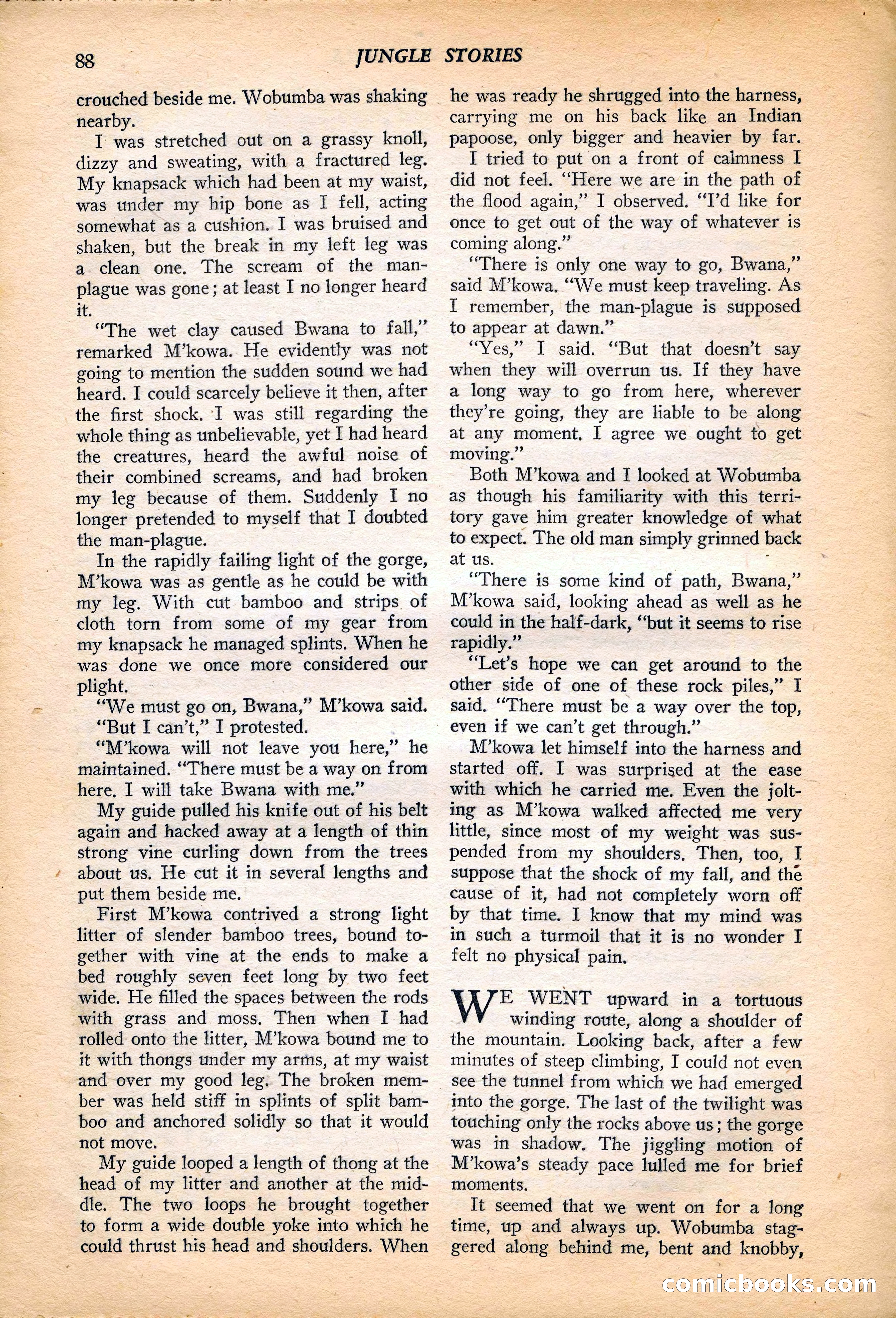 Jungle Stories, Vol. 4, No. 1 — page 90 of 132