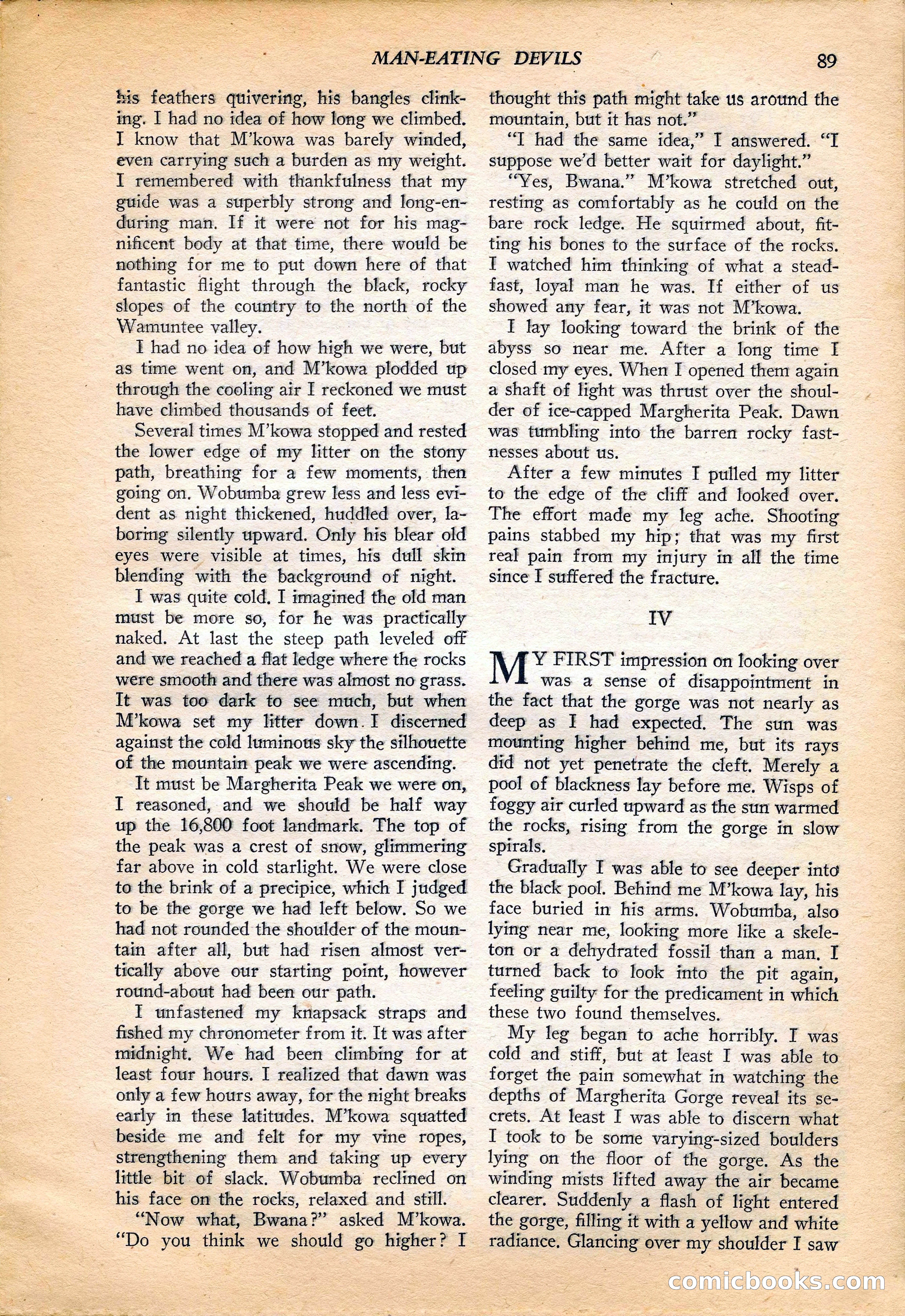 Jungle Stories, Vol. 4, No. 1 — page 91 of 132
