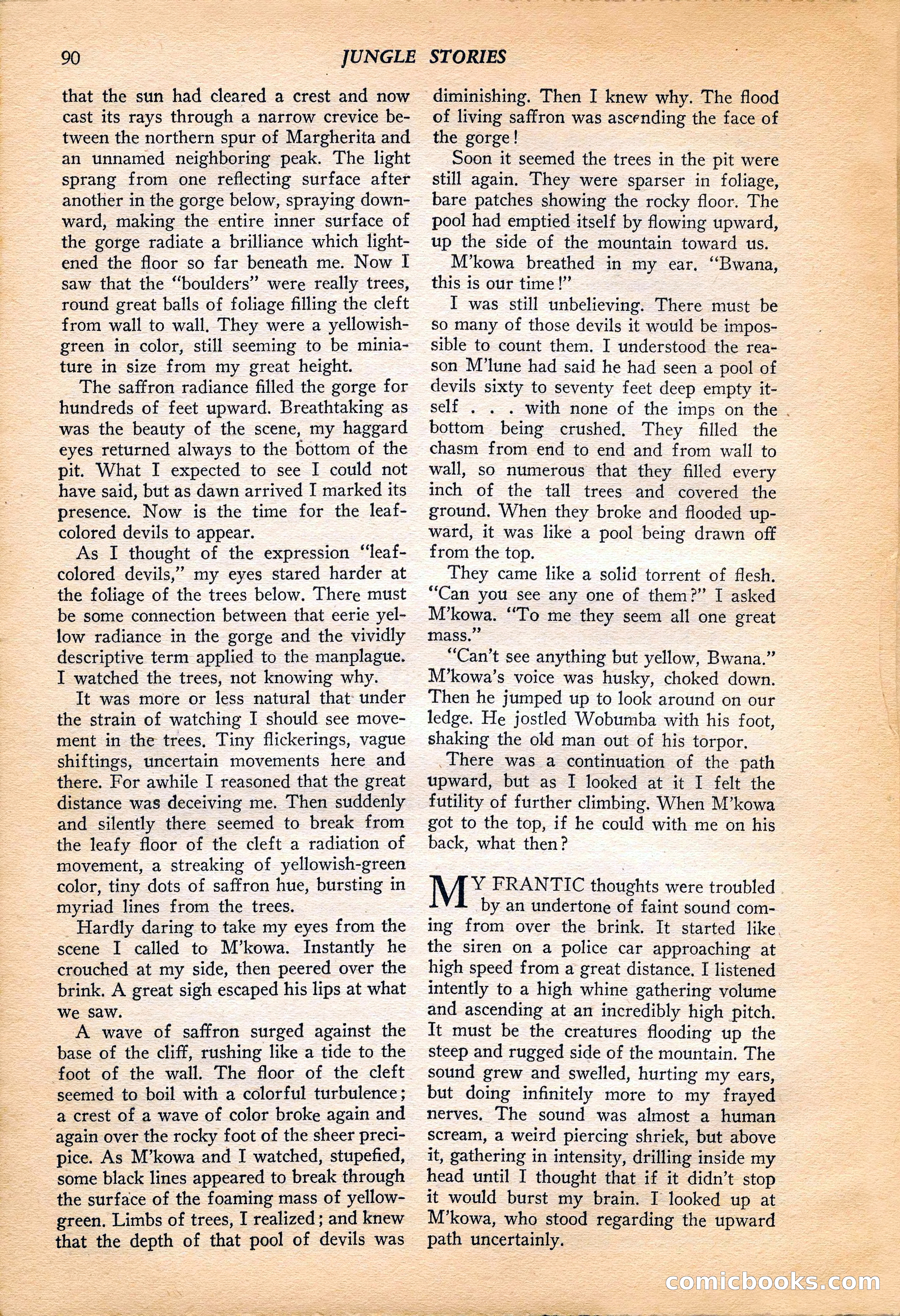 Jungle Stories, Vol. 4, No. 1 — page 92 of 132