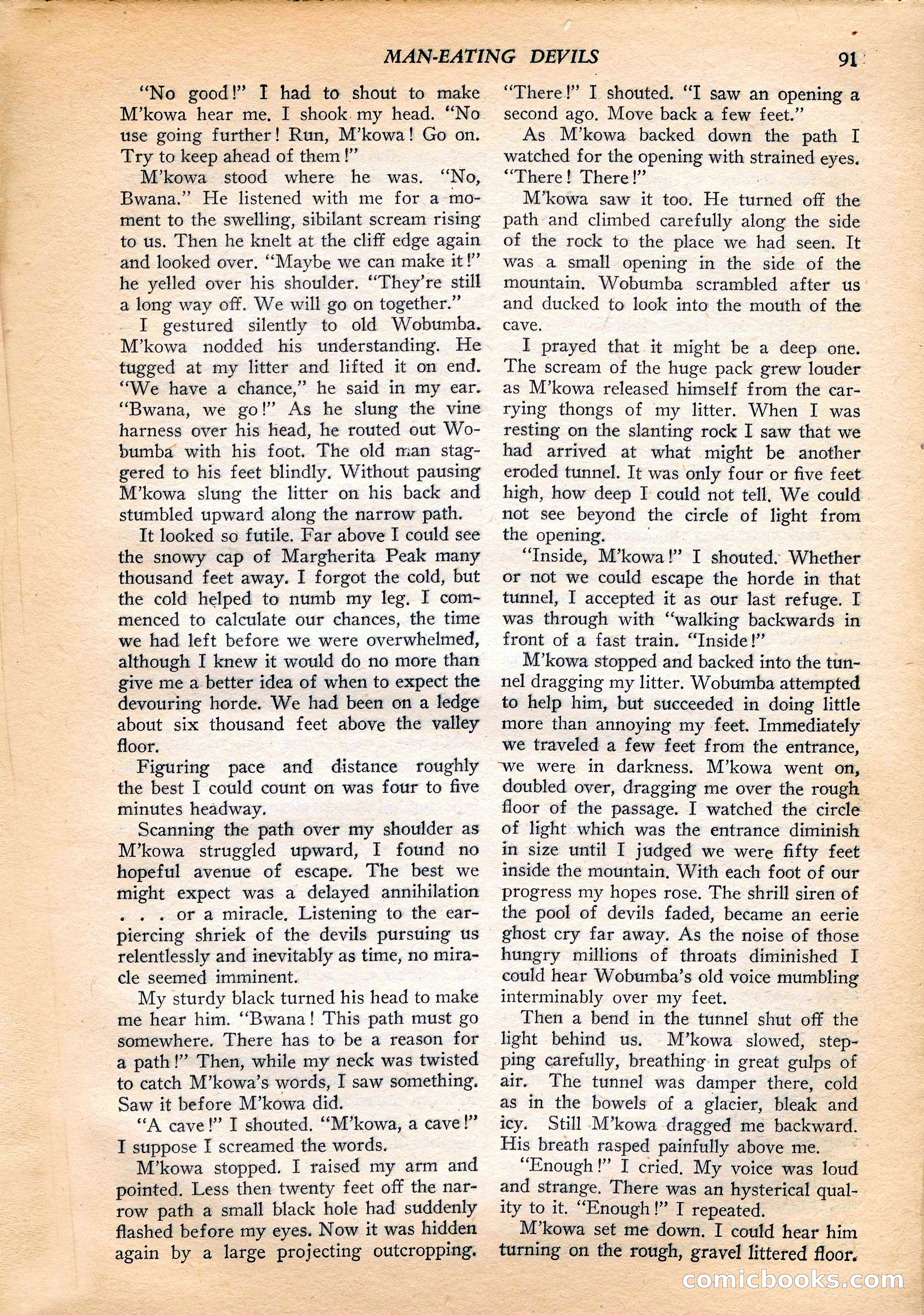 Jungle Stories, Vol. 4, No. 1 — page 93 of 132