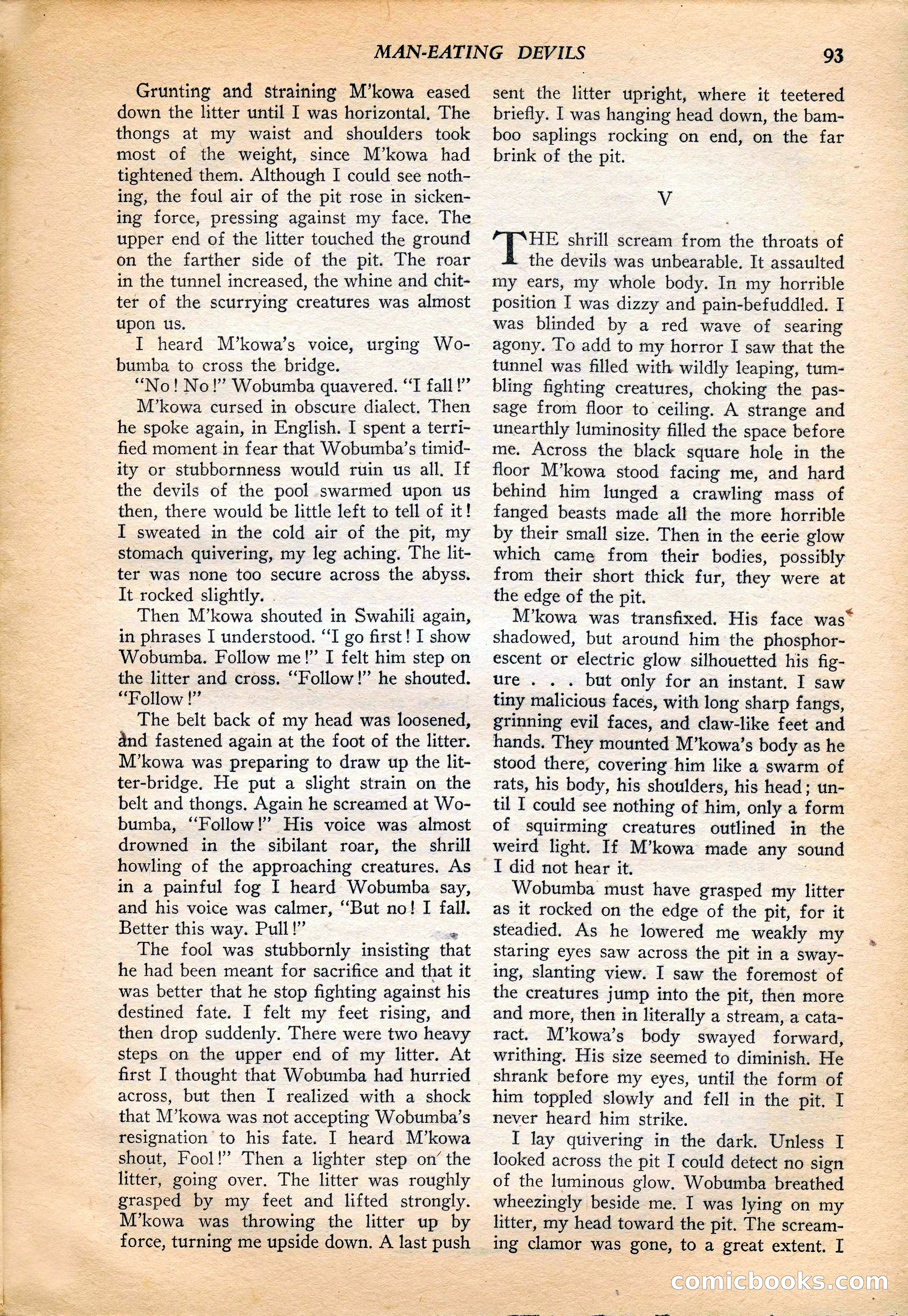 Jungle Stories, Vol. 4, No. 1 — page 95 of 132