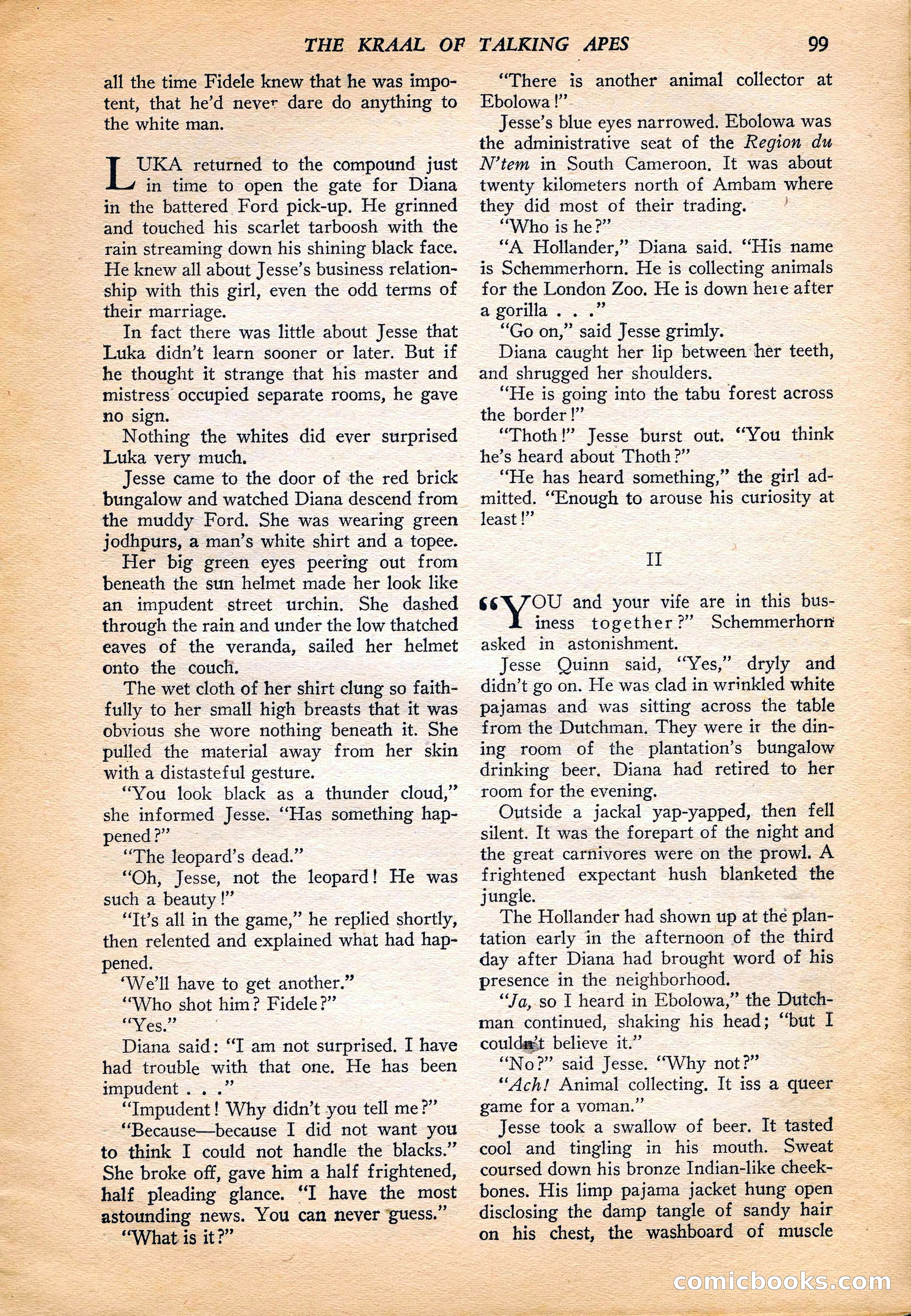 Jungle Stories, Vol. 4, No. 1 — page 101 of 132