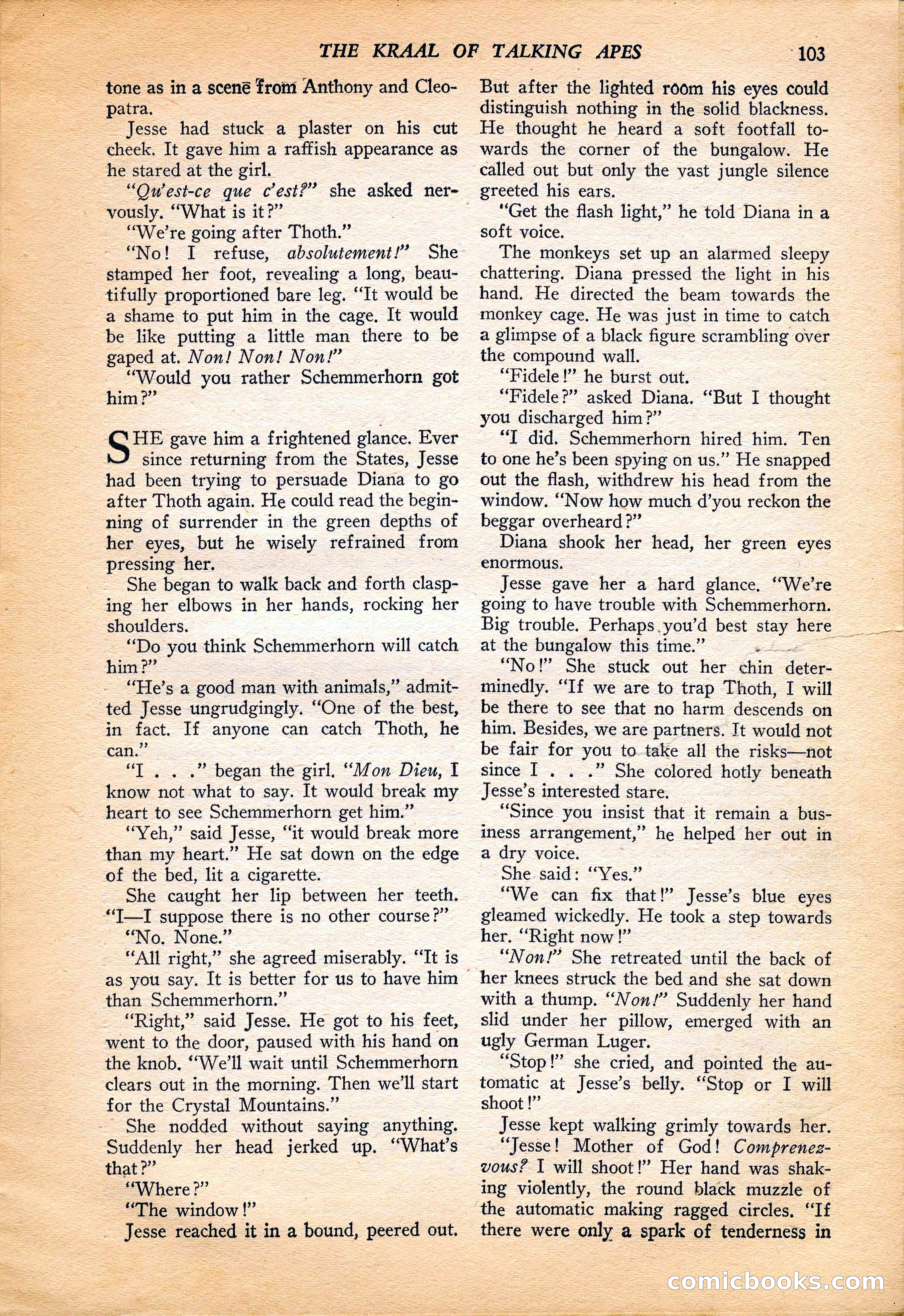Jungle Stories, Vol. 4, No. 1 — page 105 of 132