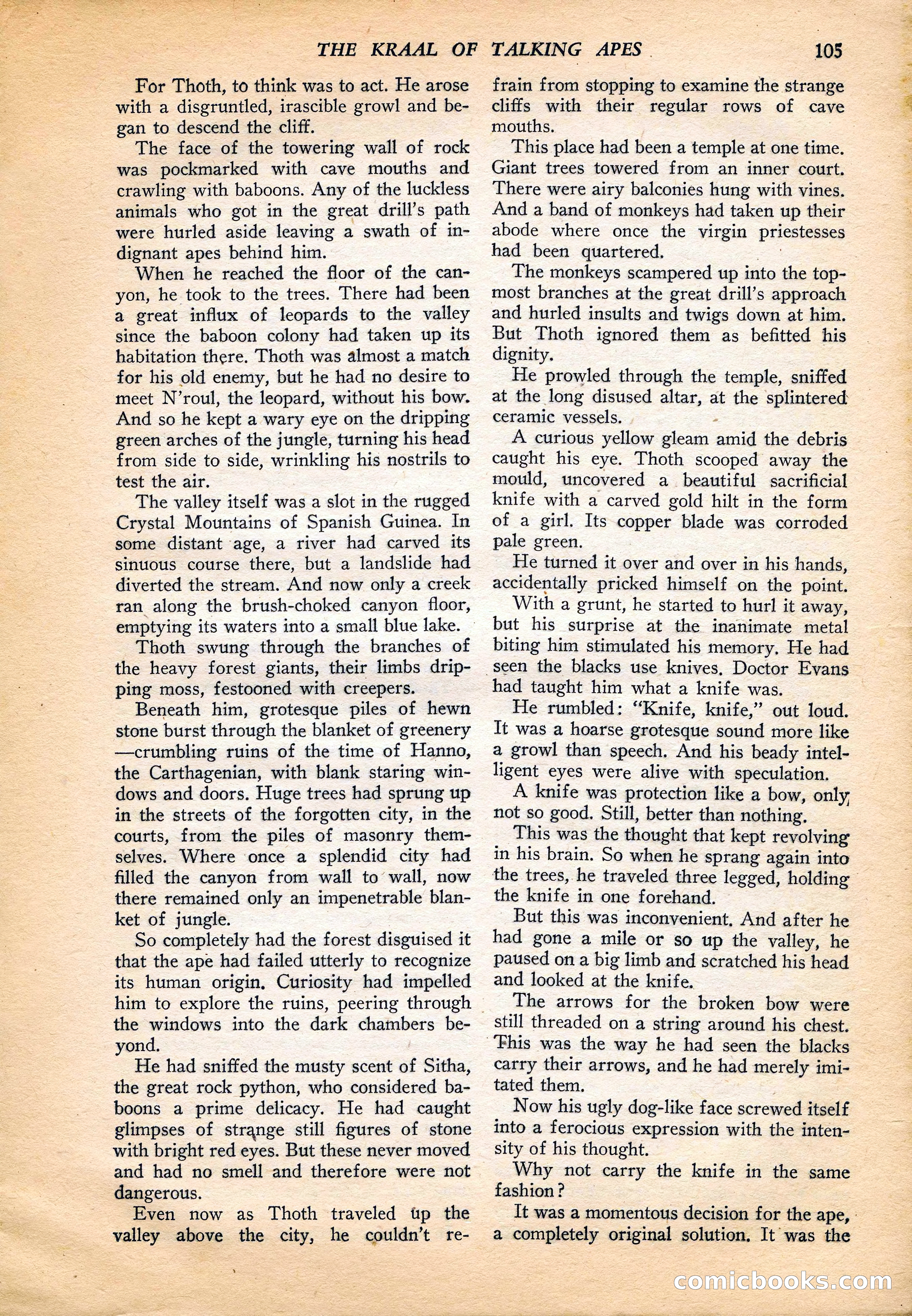 Jungle Stories, Vol. 4, No. 1 — page 107 of 132