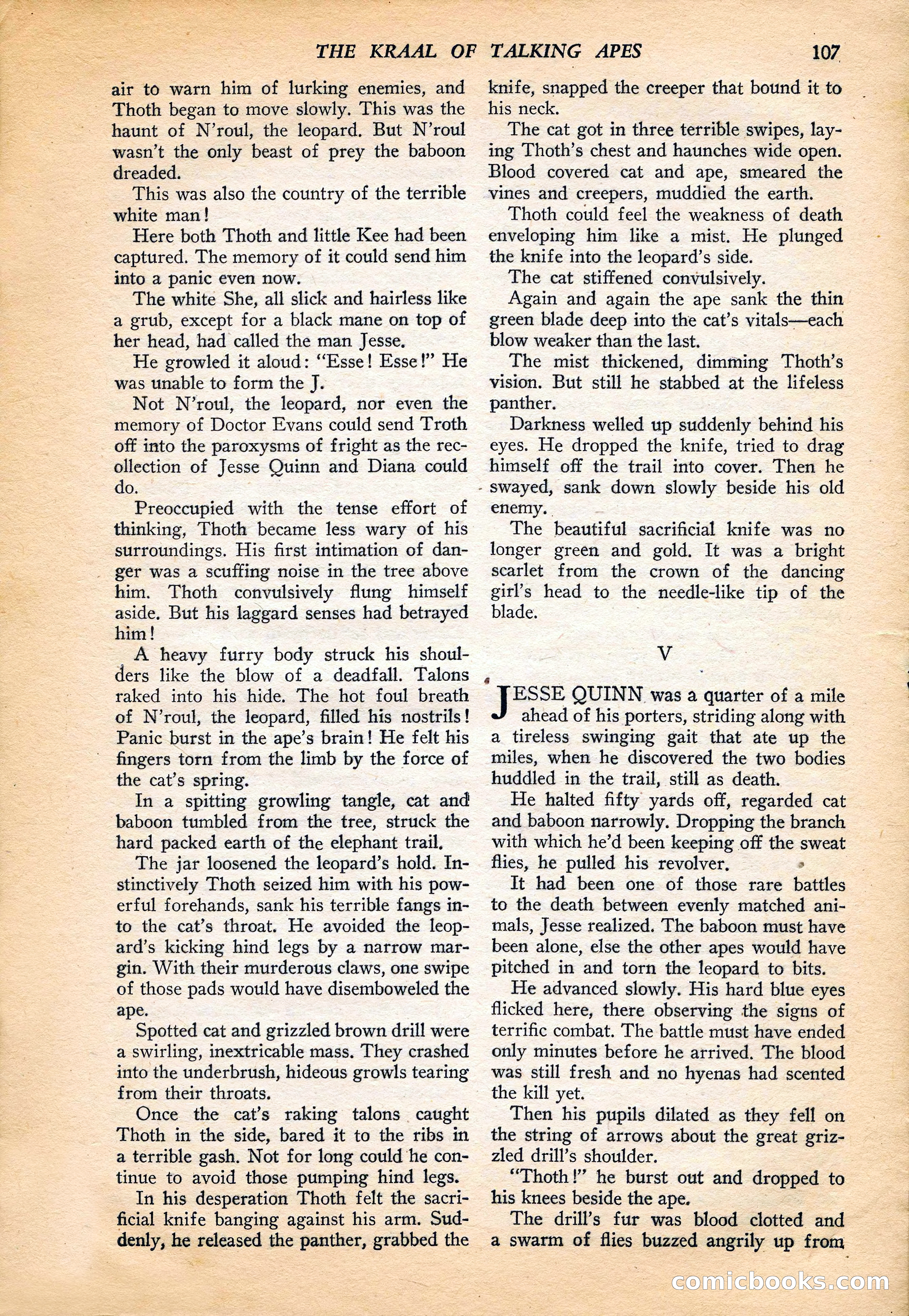 Jungle Stories, Vol. 4, No. 1 — page 109 of 132