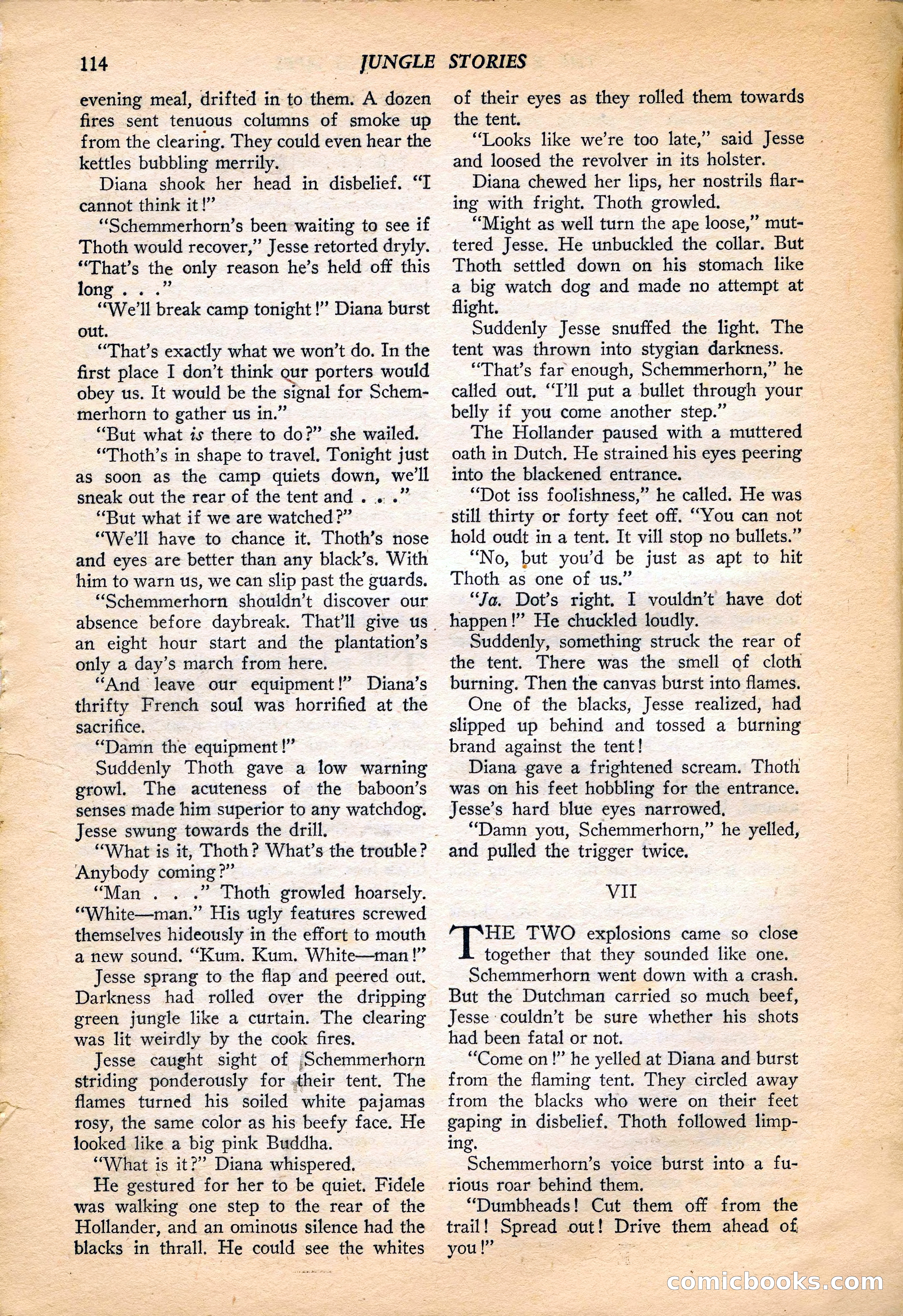 Jungle Stories, Vol. 4, No. 1 — page 116 of 132