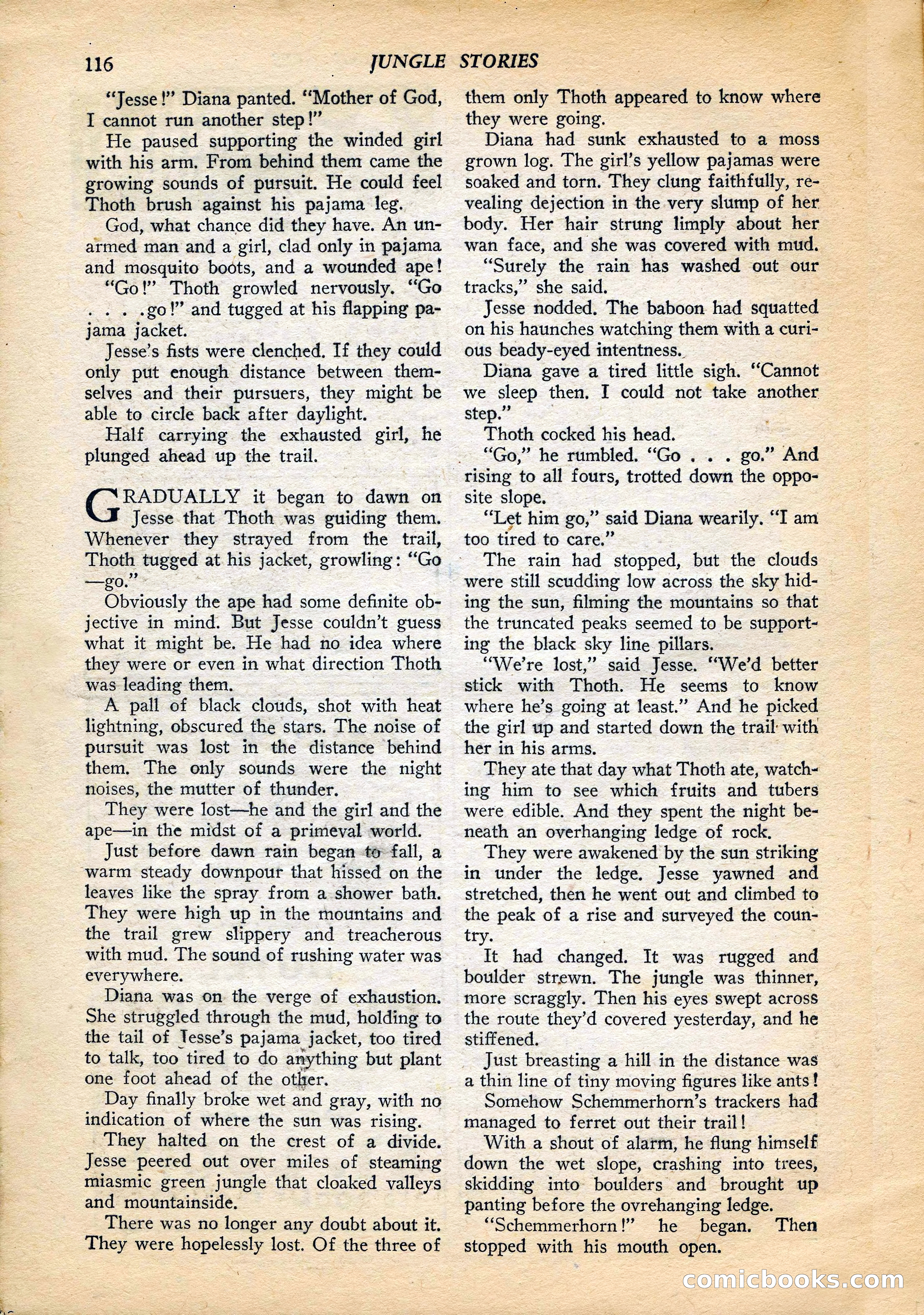 Jungle Stories, Vol. 4, No. 1 — page 118 of 132