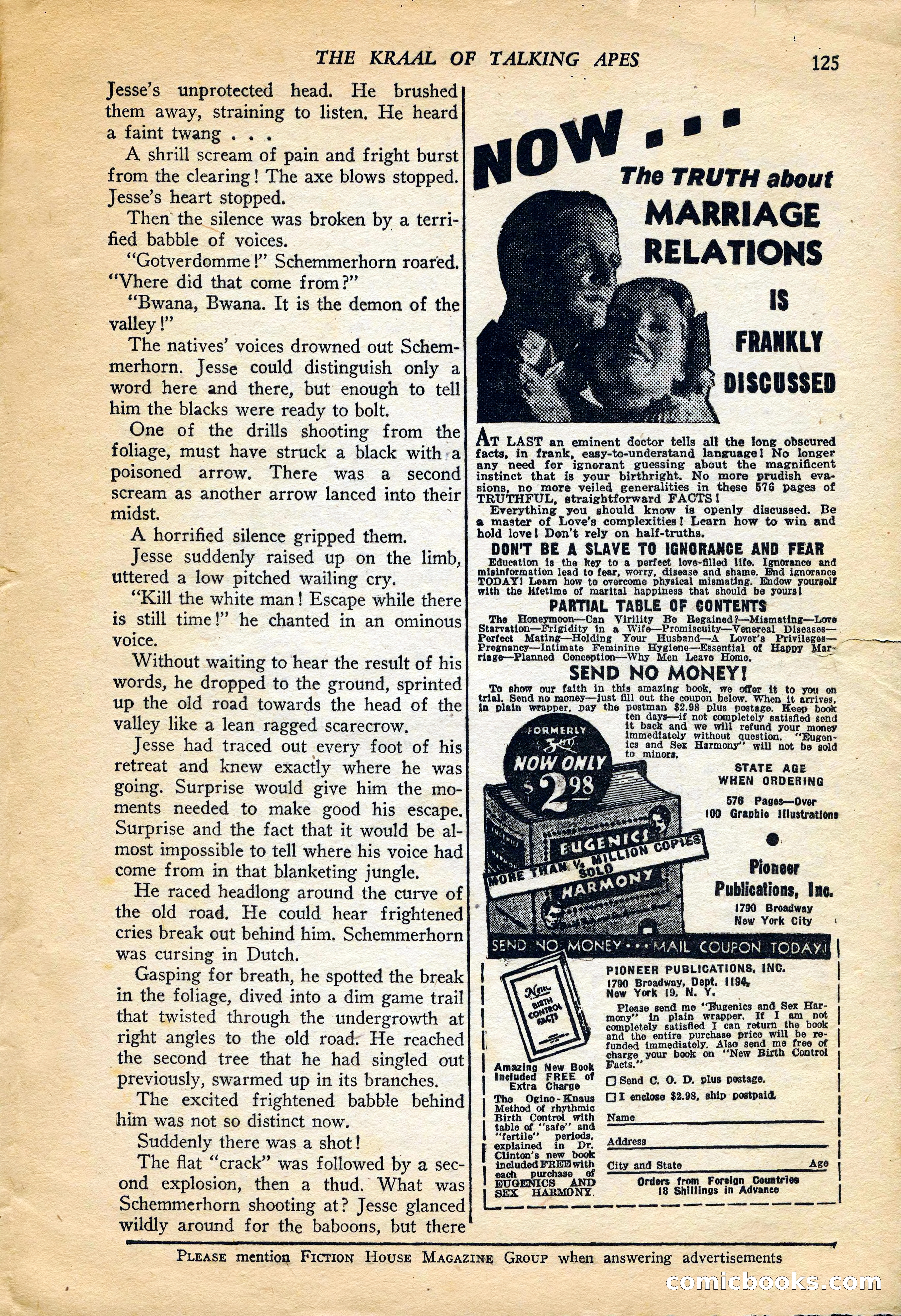 Jungle Stories, Vol. 4, No. 1 — page 127 of 132