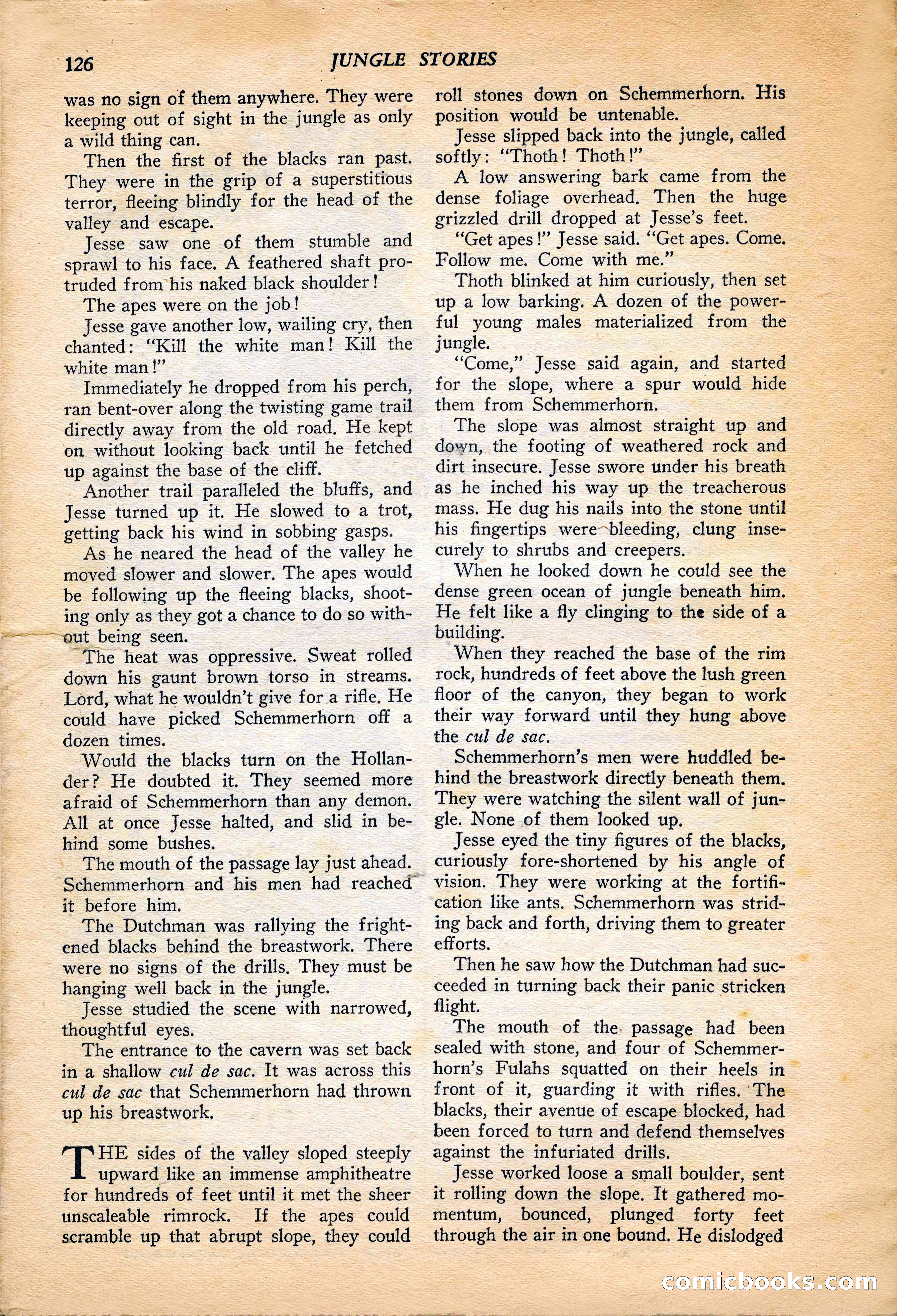 Jungle Stories, Vol. 4, No. 1 — page 128 of 132