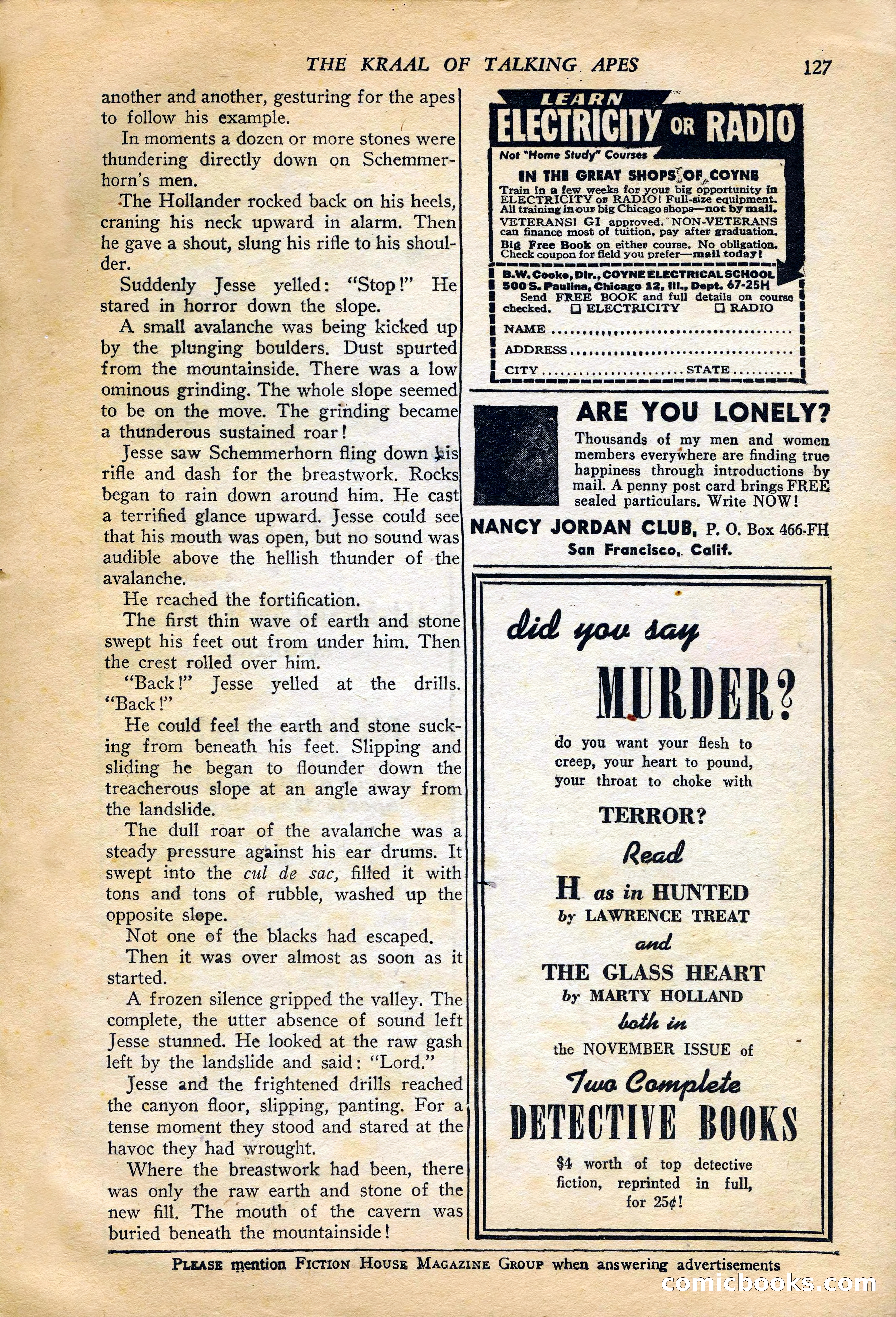 Jungle Stories, Vol. 4, No. 1 — page 129 of 132
