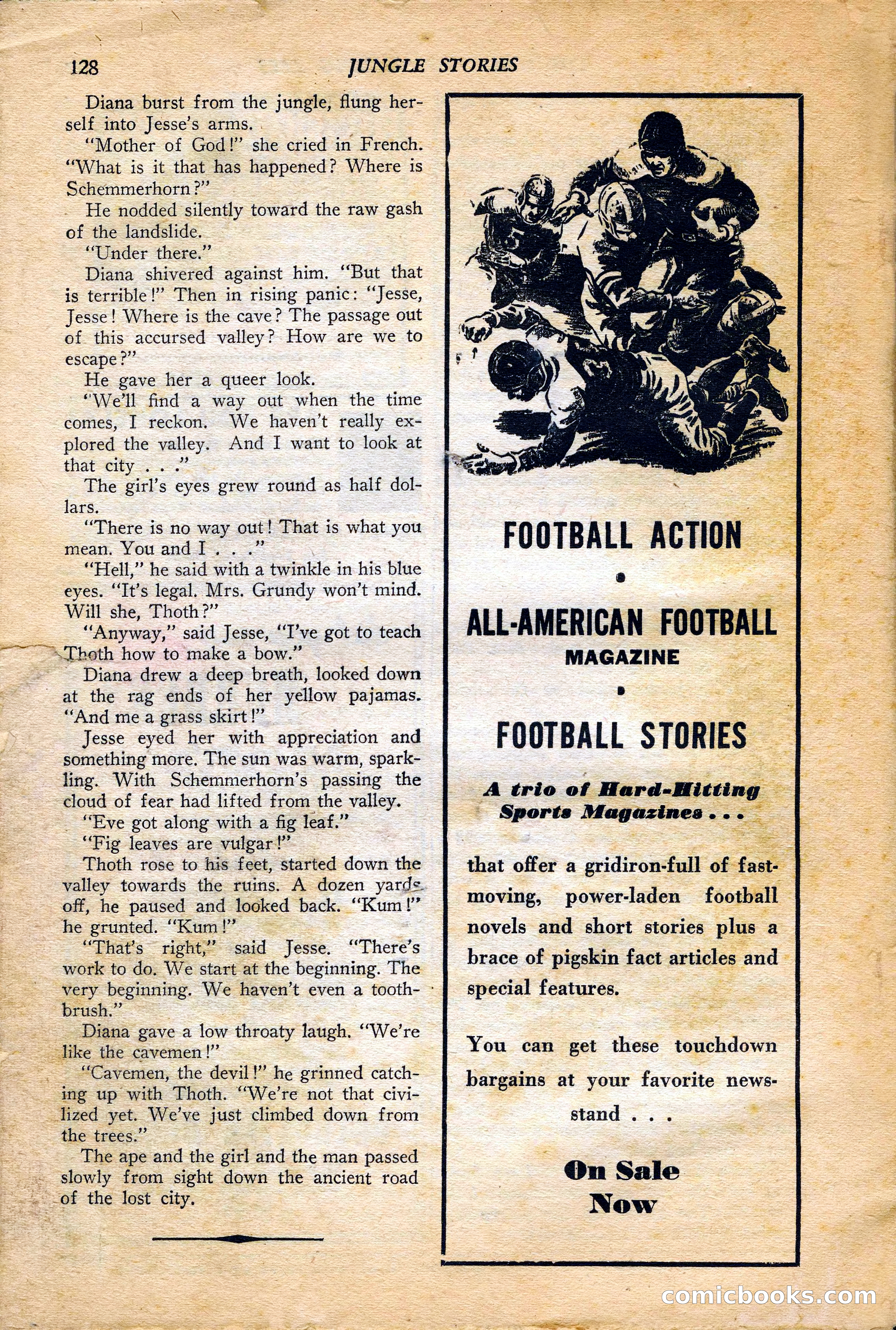 Jungle Stories, Vol. 4, No. 1 — page 130 of 132
