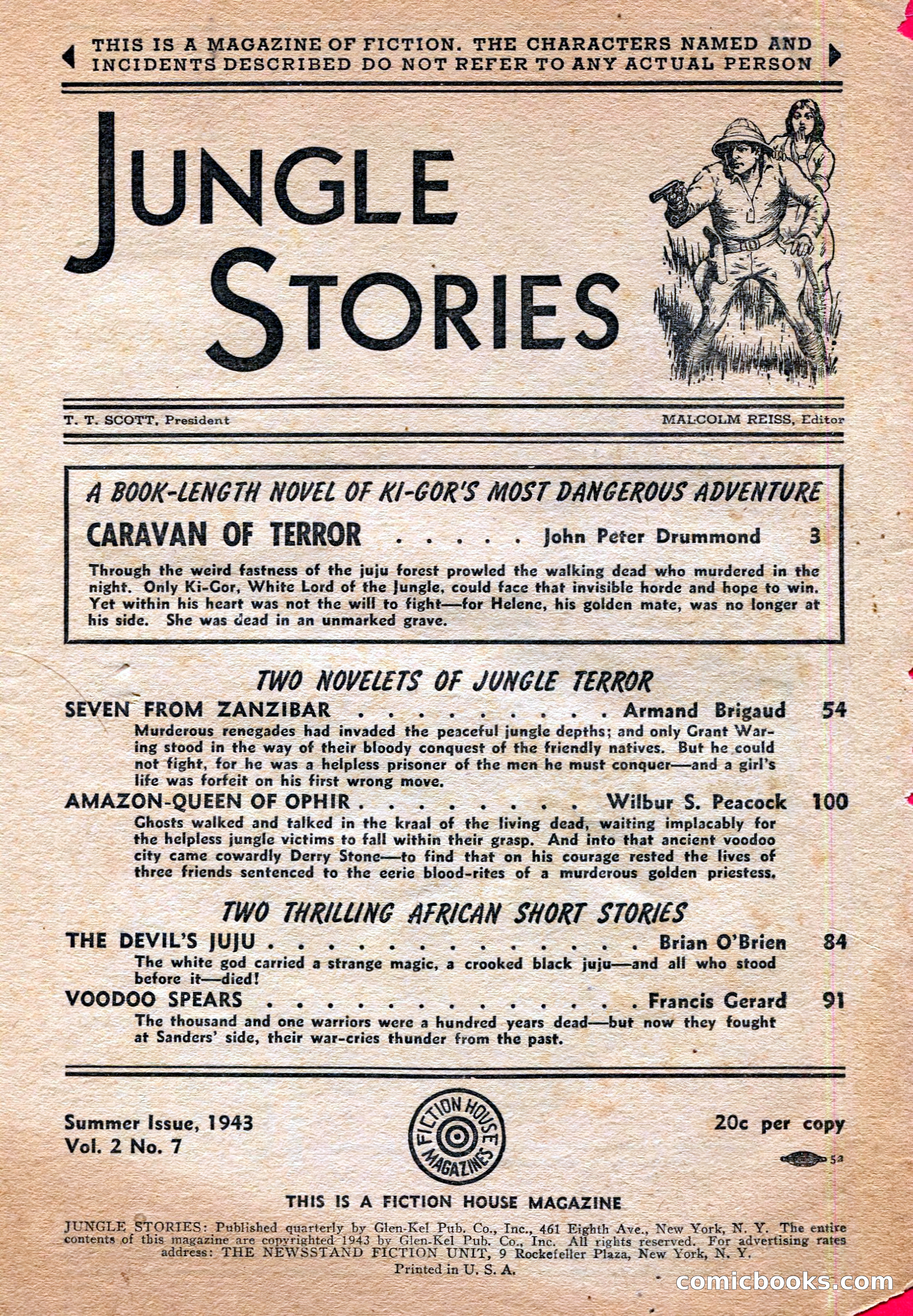 Jungle Stories, Winter 1952 — page 3 of 132