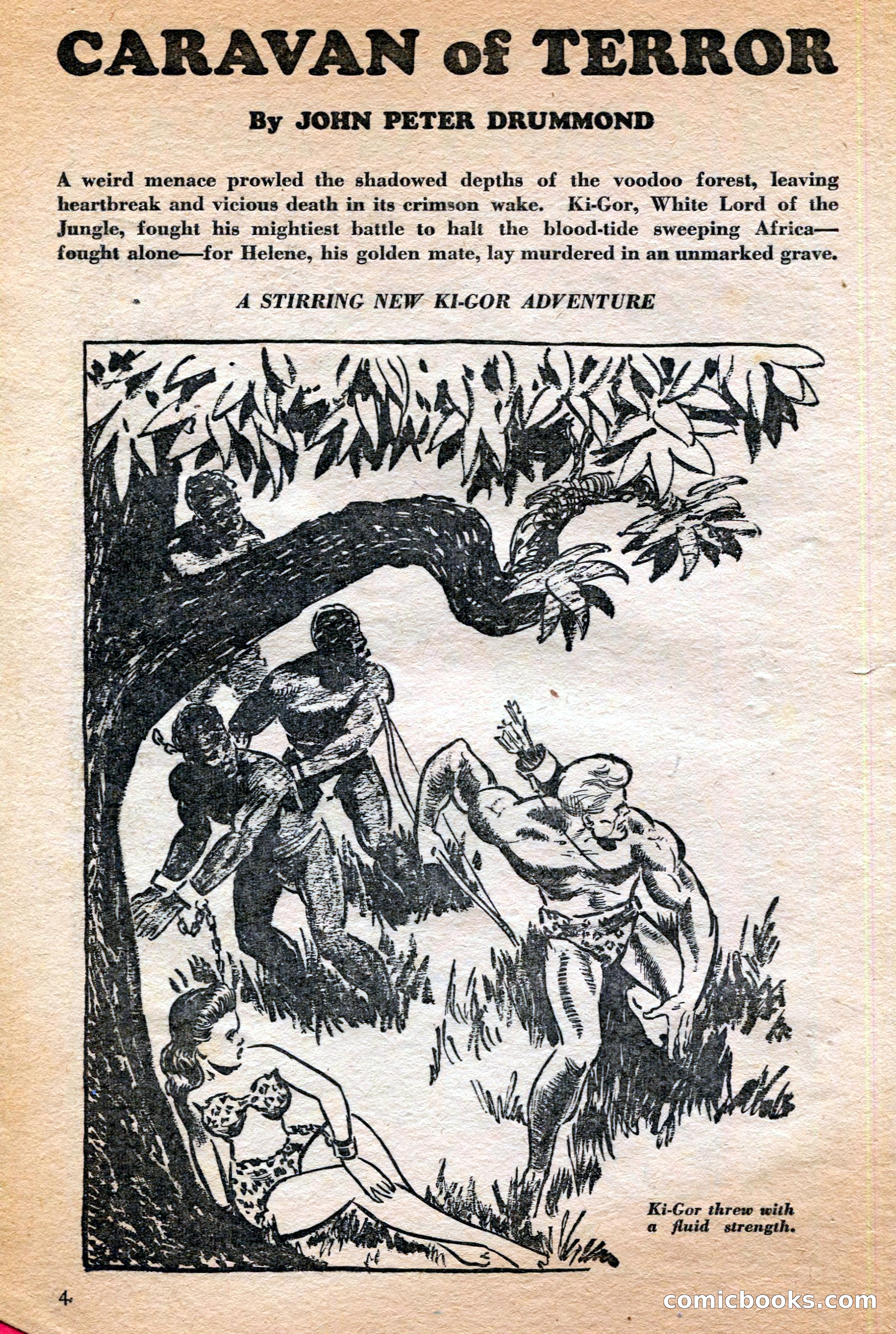 Jungle Stories, Winter 1952 — page 6 of 132