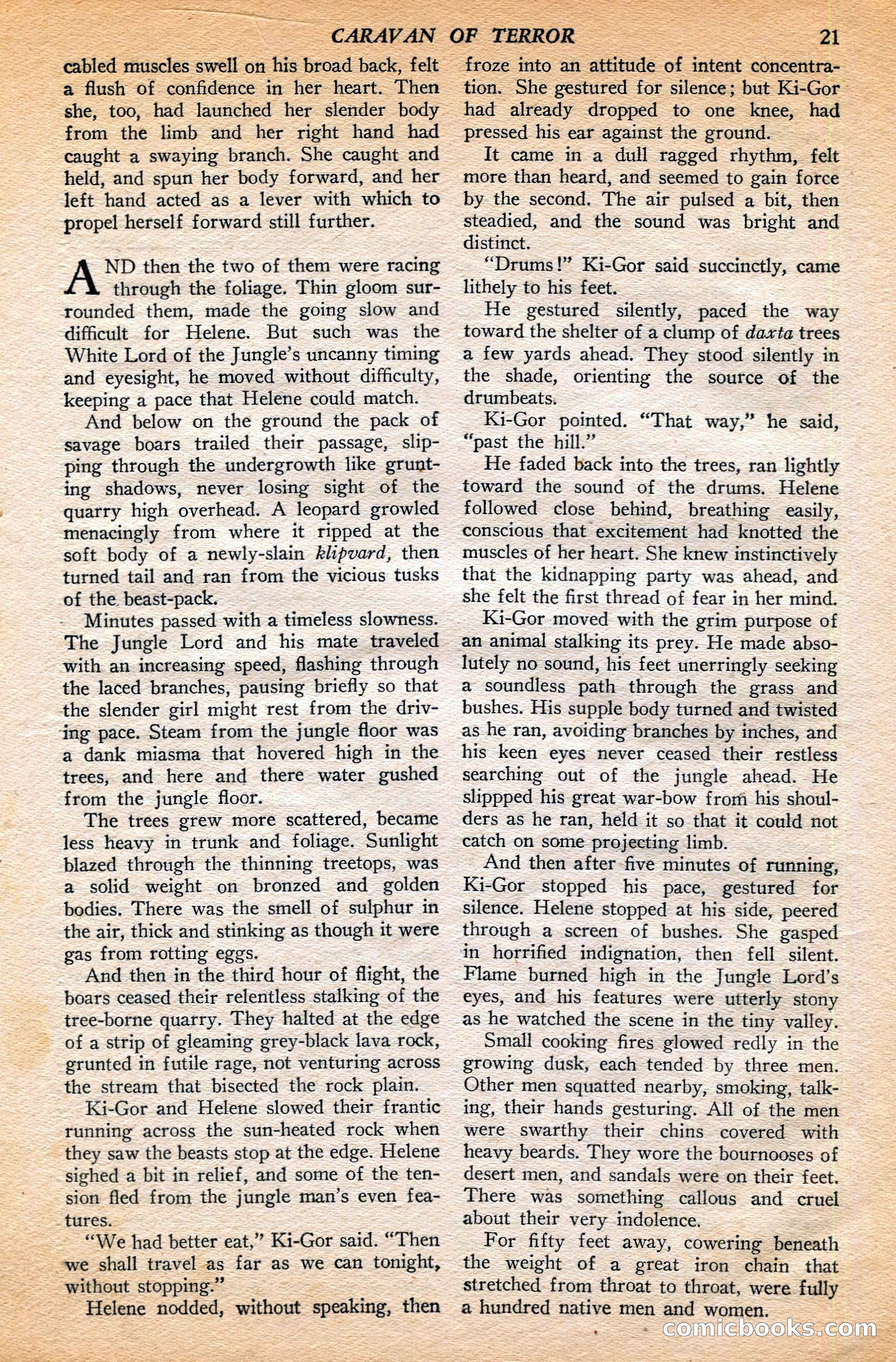 Jungle Stories, Winter 1952 — page 23 of 132