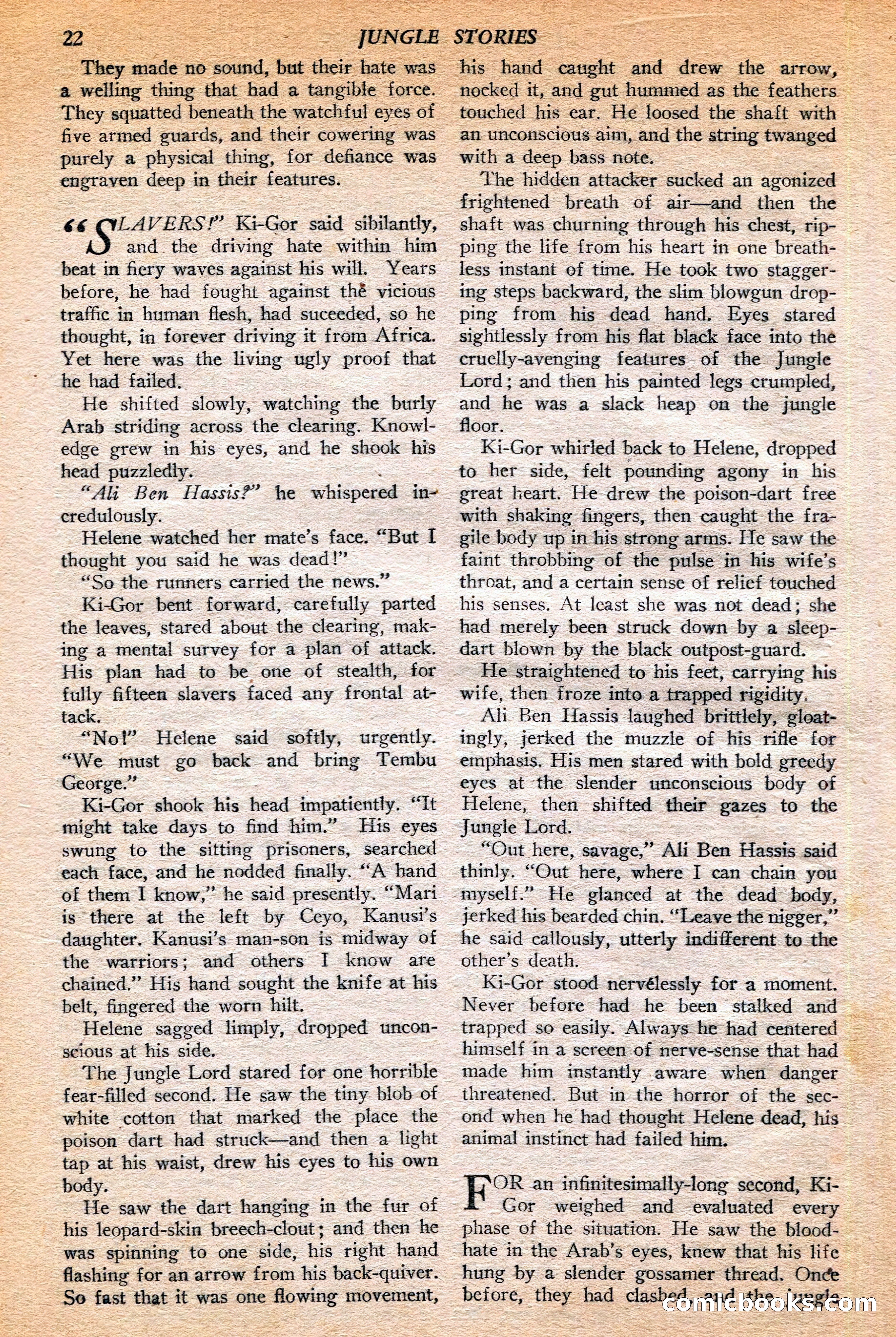 Jungle Stories, Winter 1952 — page 24 of 132