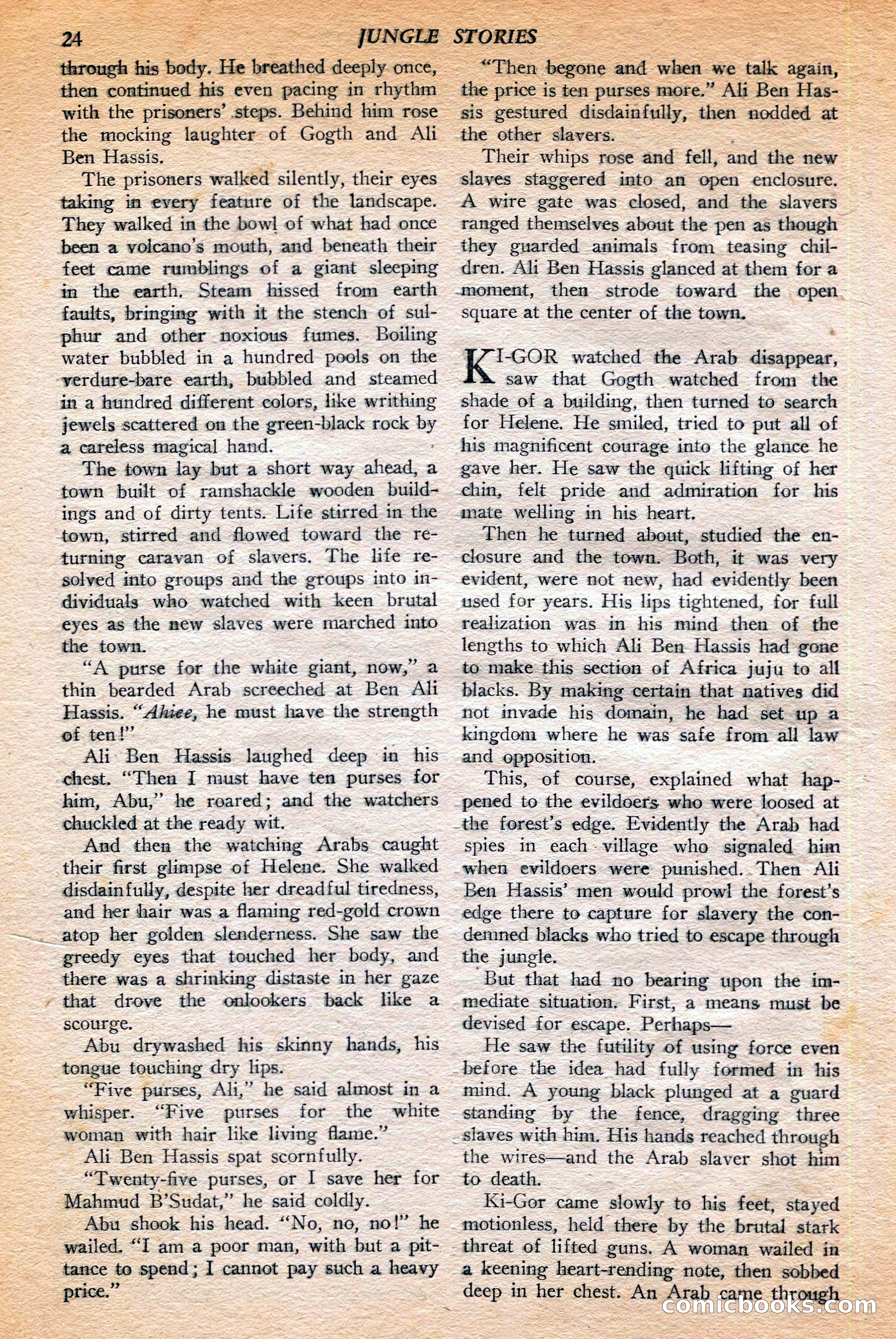 Jungle Stories, Winter 1952 — page 26 of 132