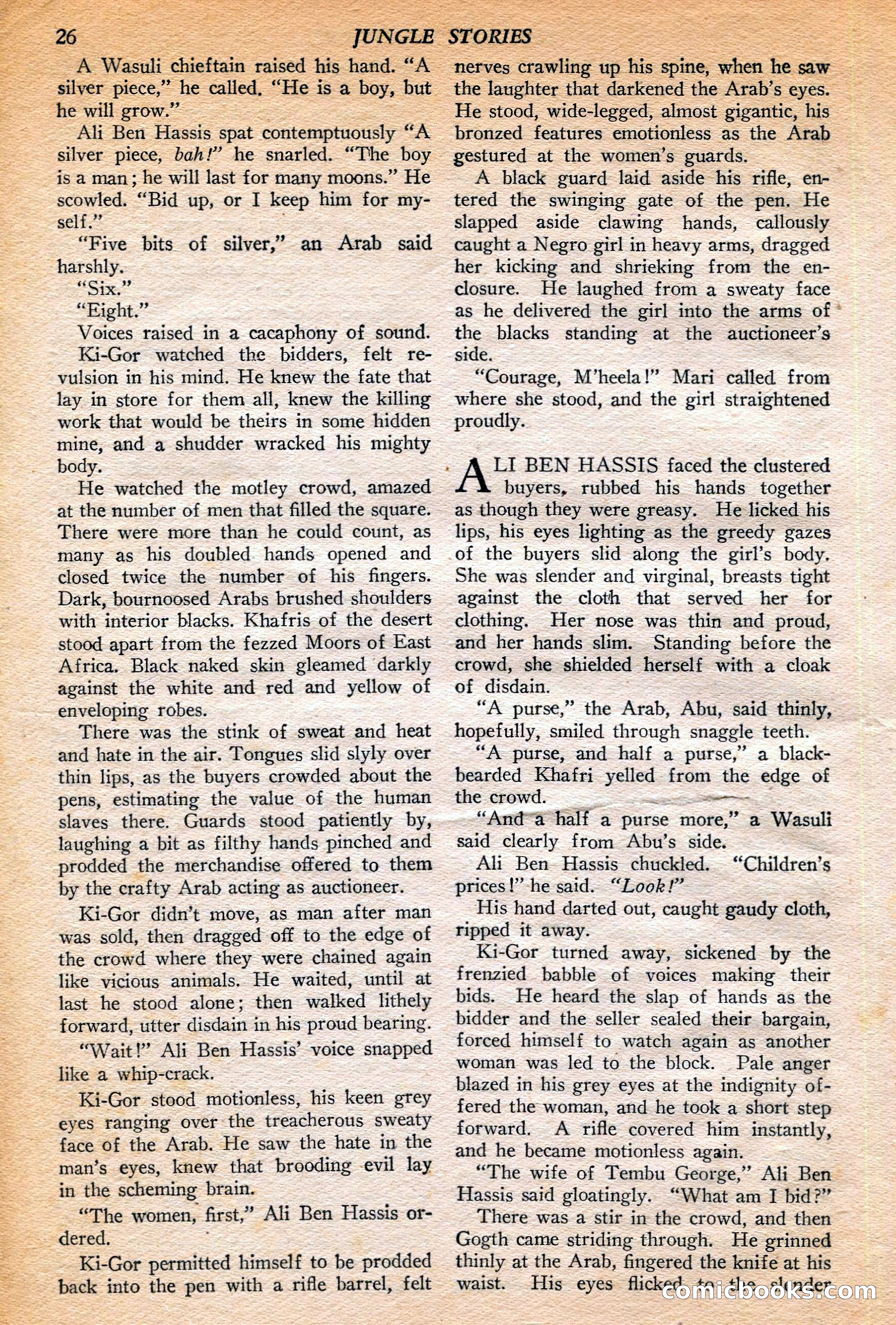 Jungle Stories, Winter 1952 — page 28 of 132