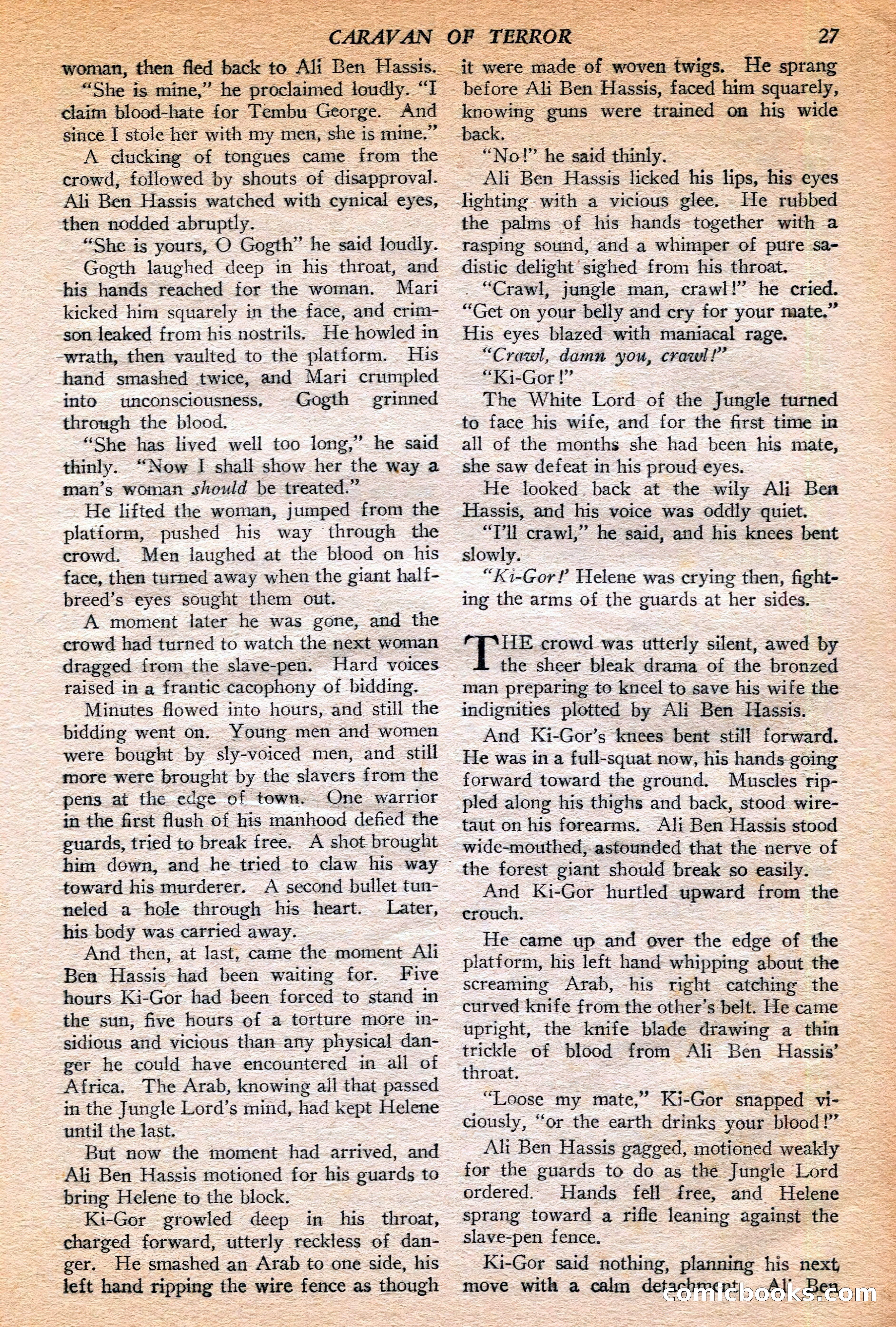 Jungle Stories, Winter 1952 — page 29 of 132