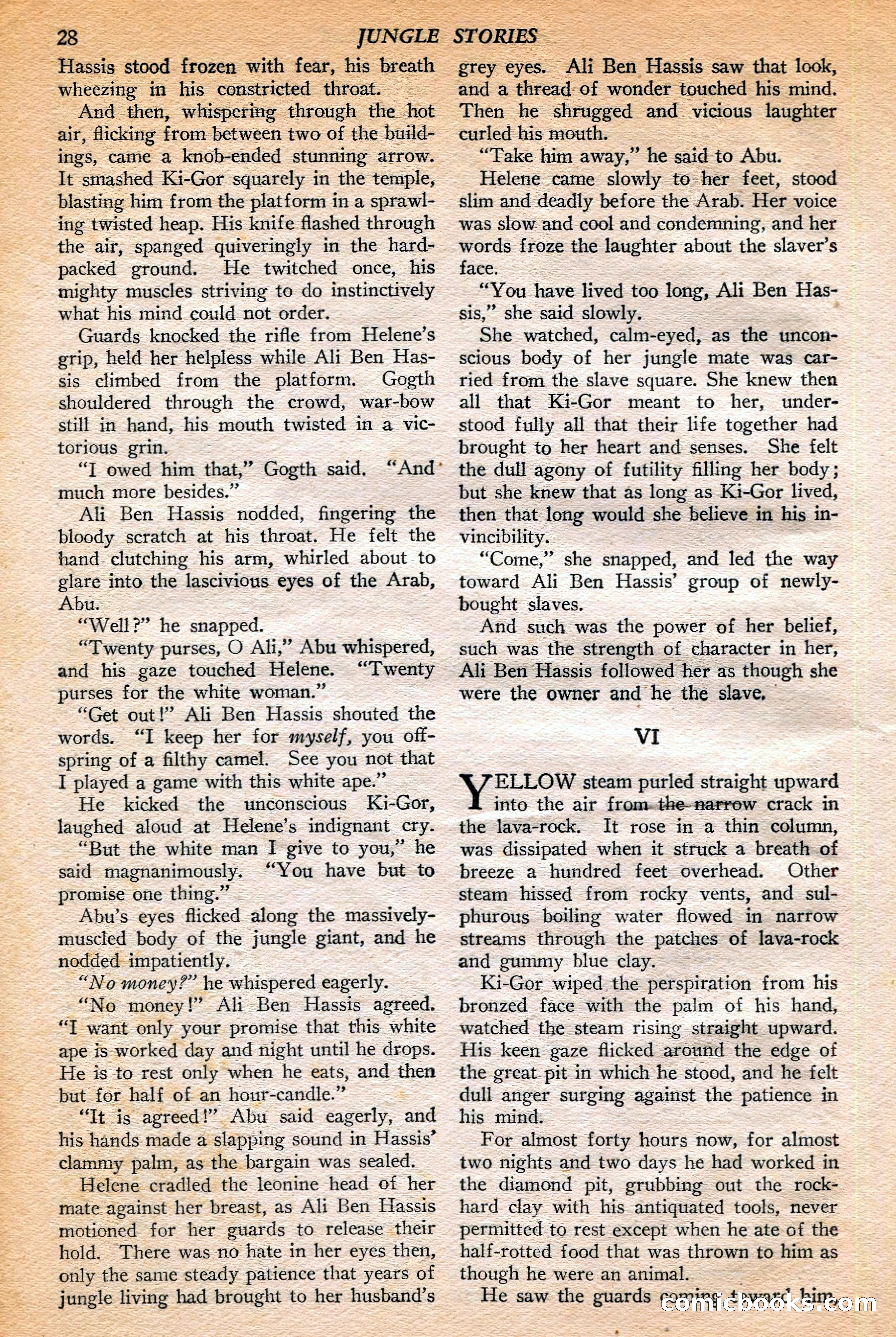 Jungle Stories, Winter 1952 — page 30 of 132