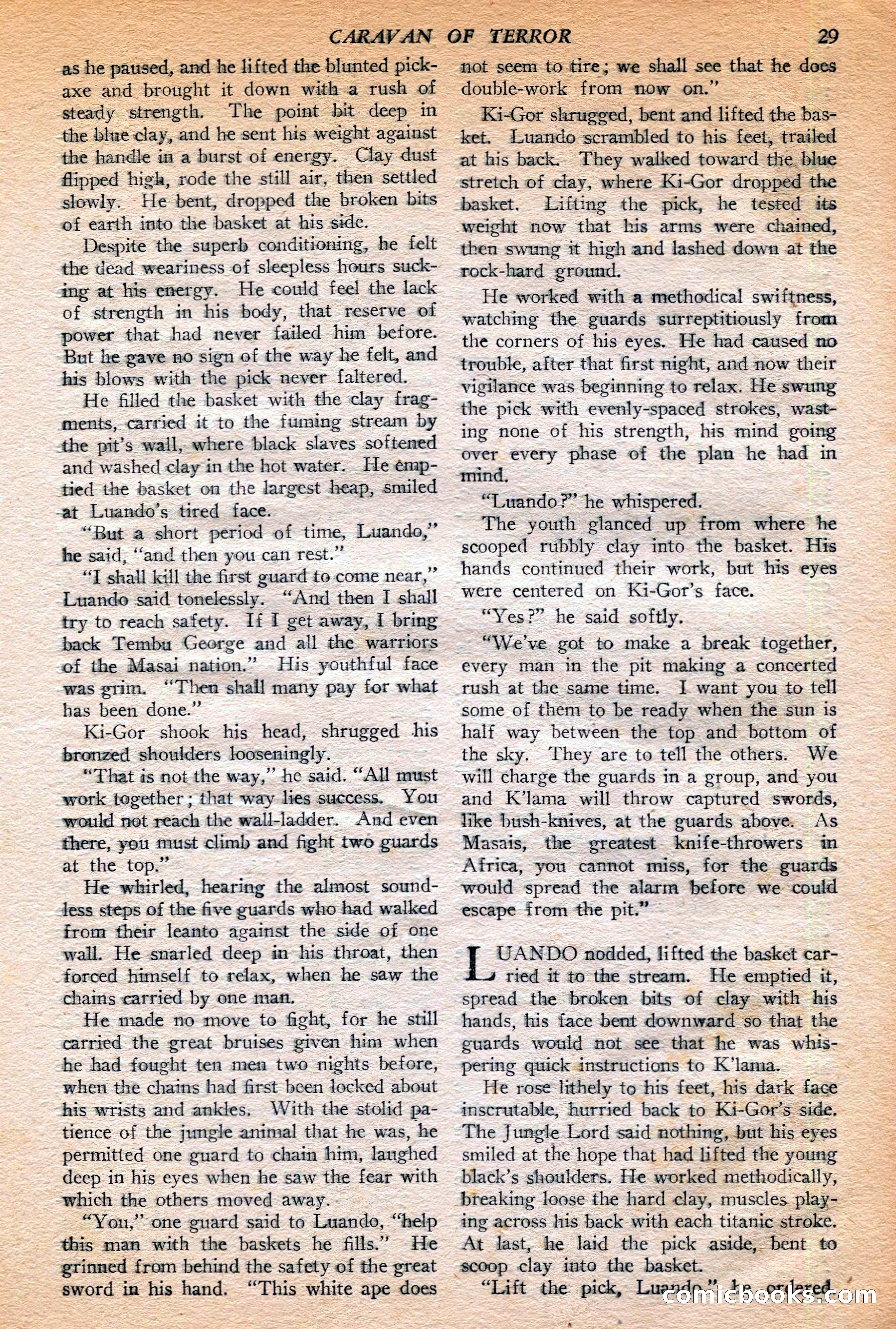 Jungle Stories, Winter 1952 — page 31 of 132