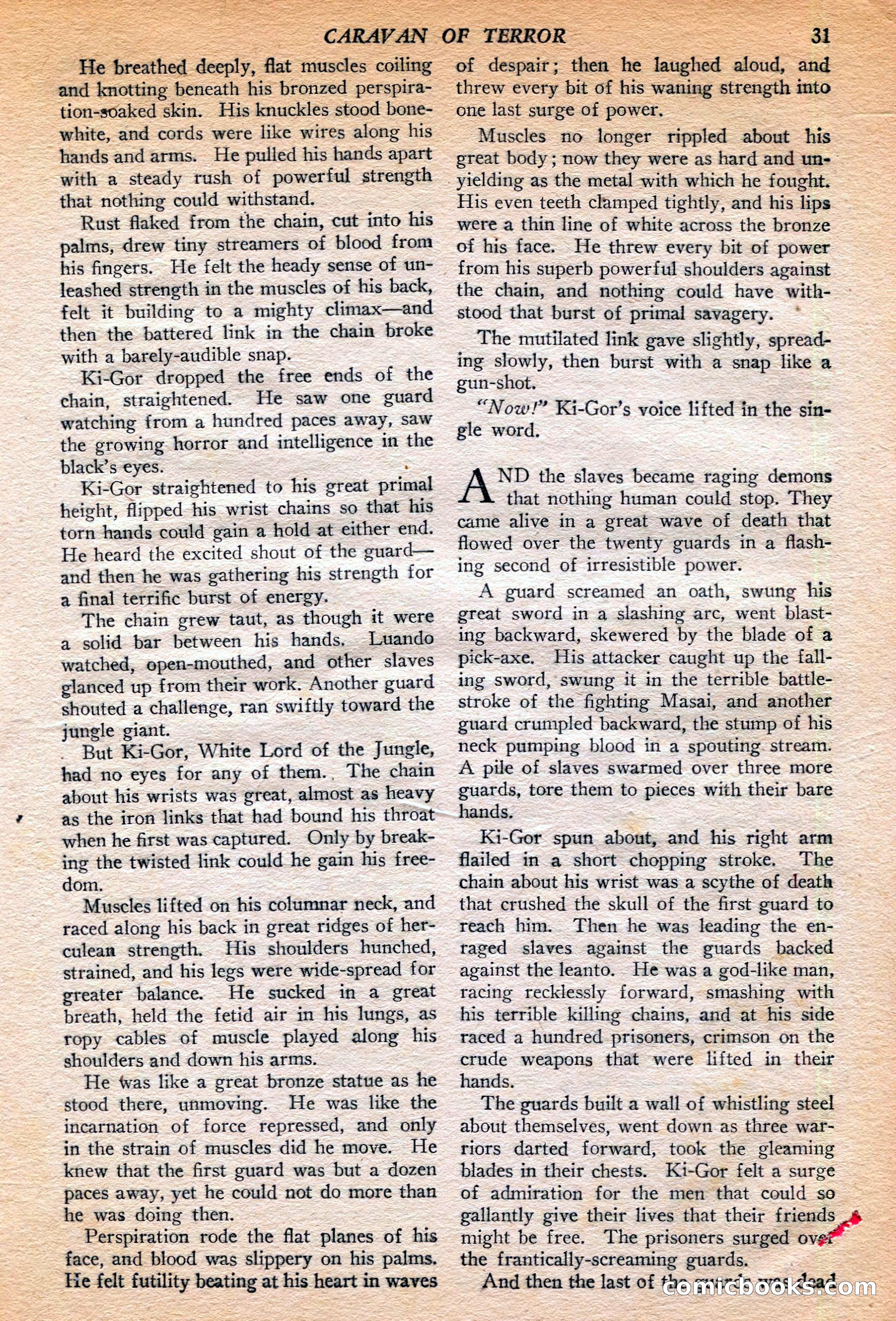 Jungle Stories, Winter 1952 — page 33 of 132