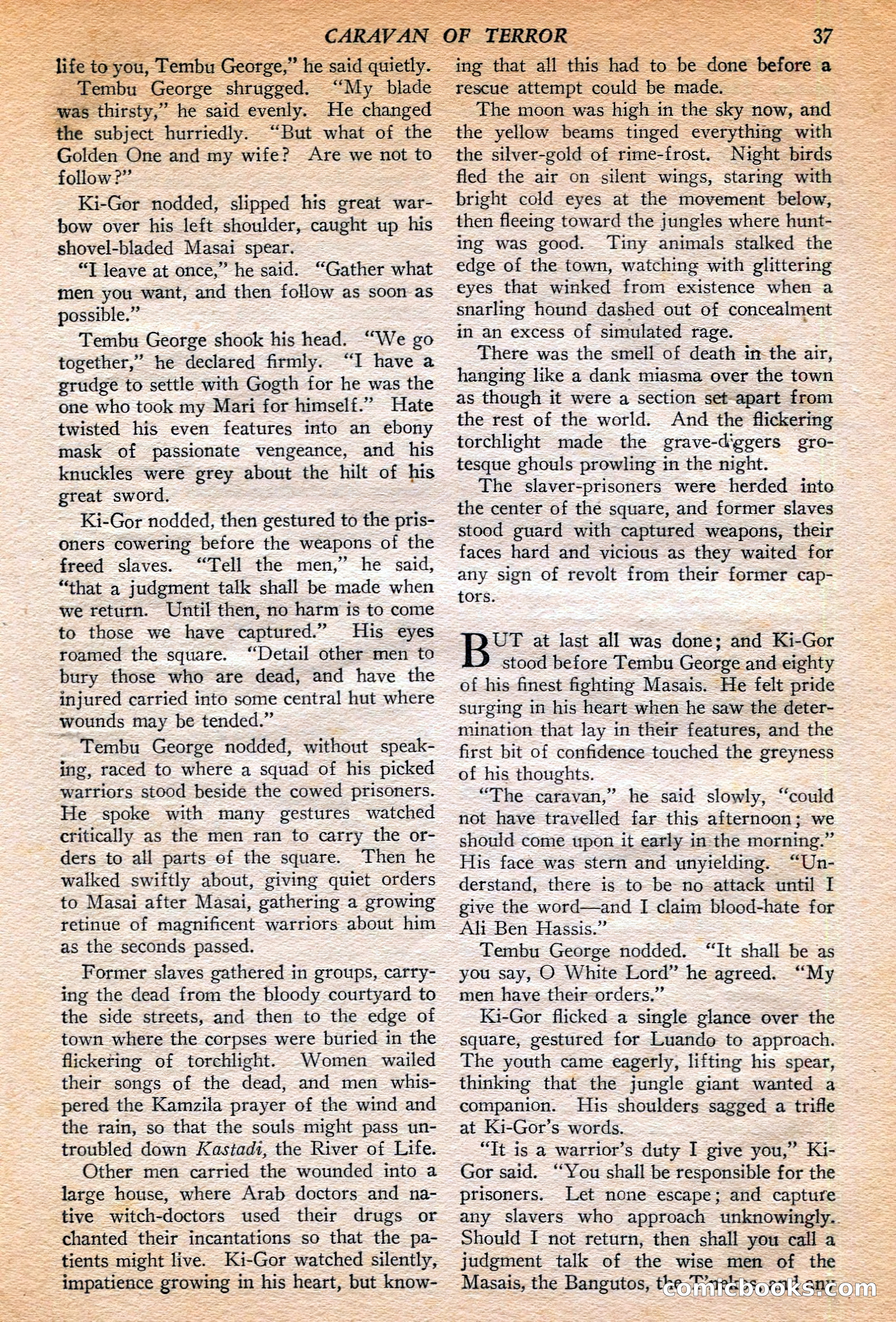 Jungle Stories, Winter 1952 — page 39 of 132