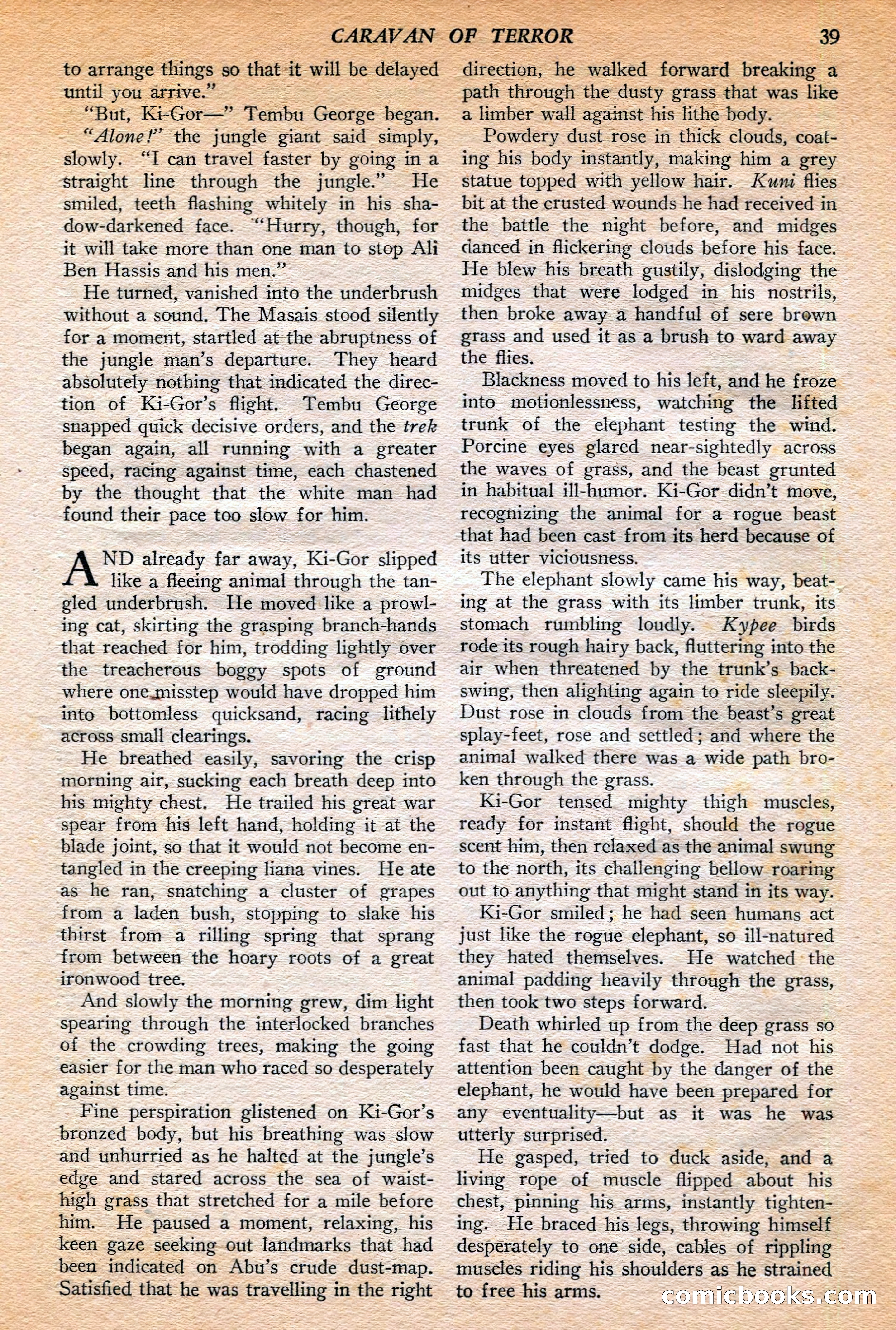 Jungle Stories, Winter 1952 — page 41 of 132