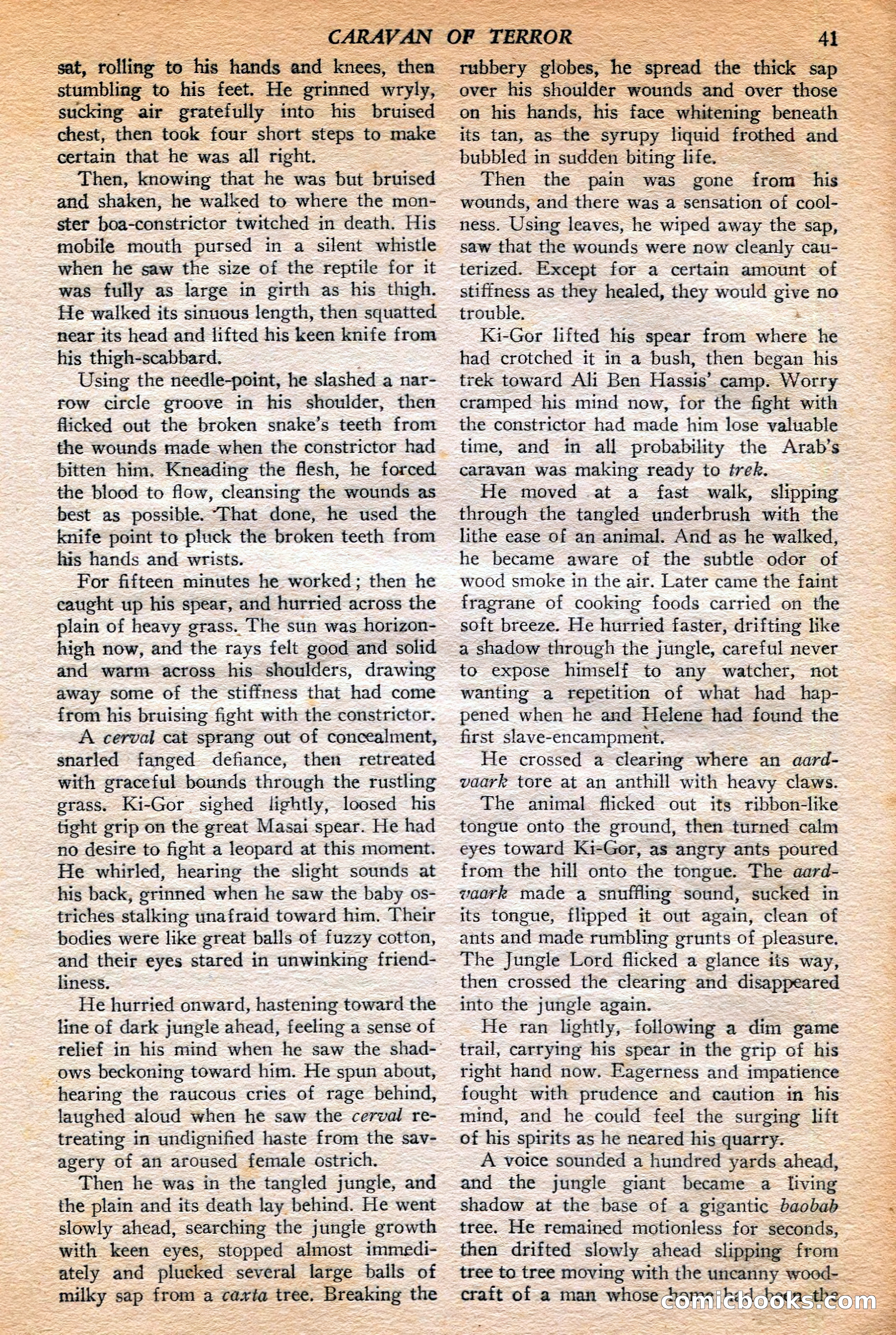 Jungle Stories, Winter 1952 — page 43 of 132