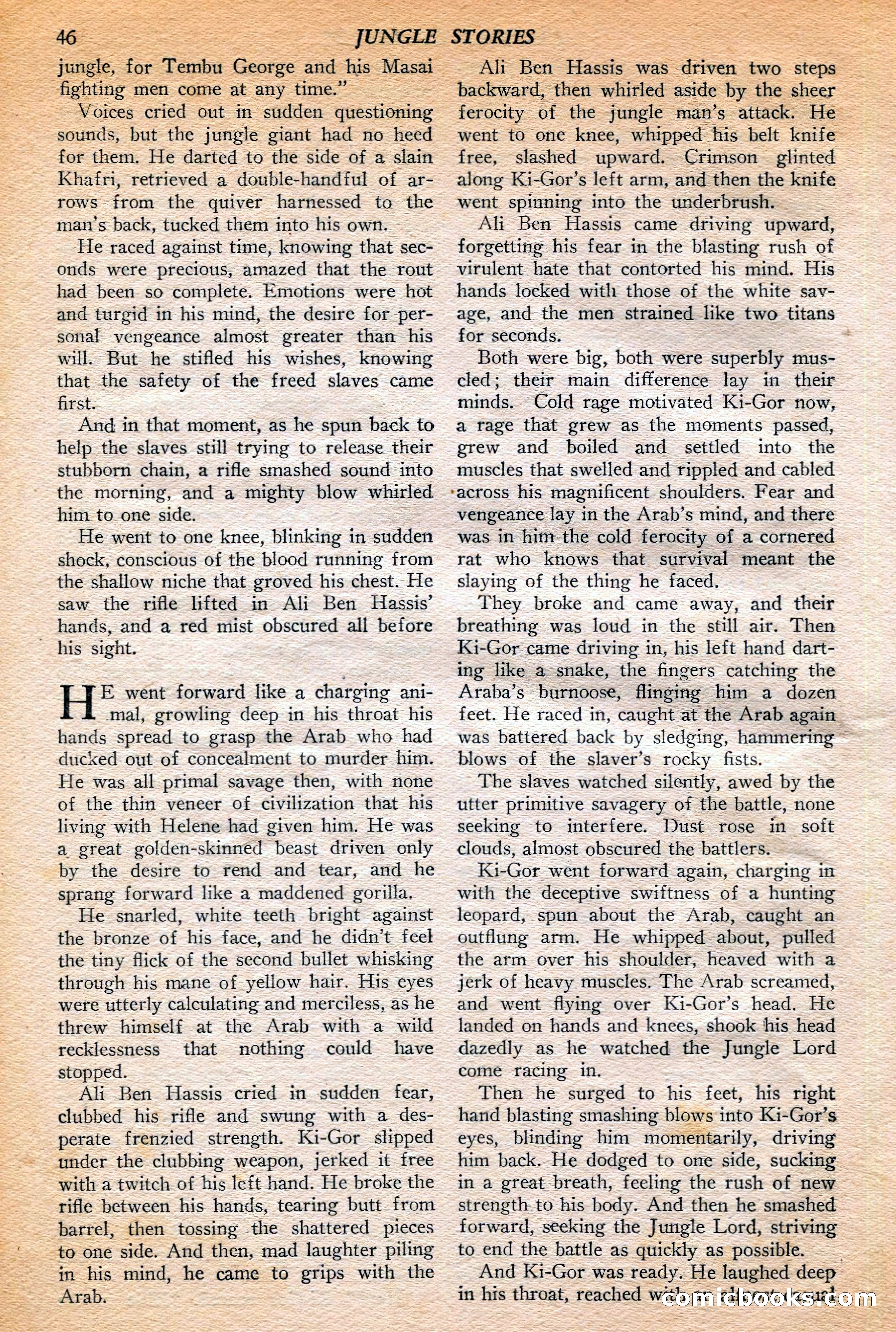 Jungle Stories, Winter 1952 — page 48 of 132