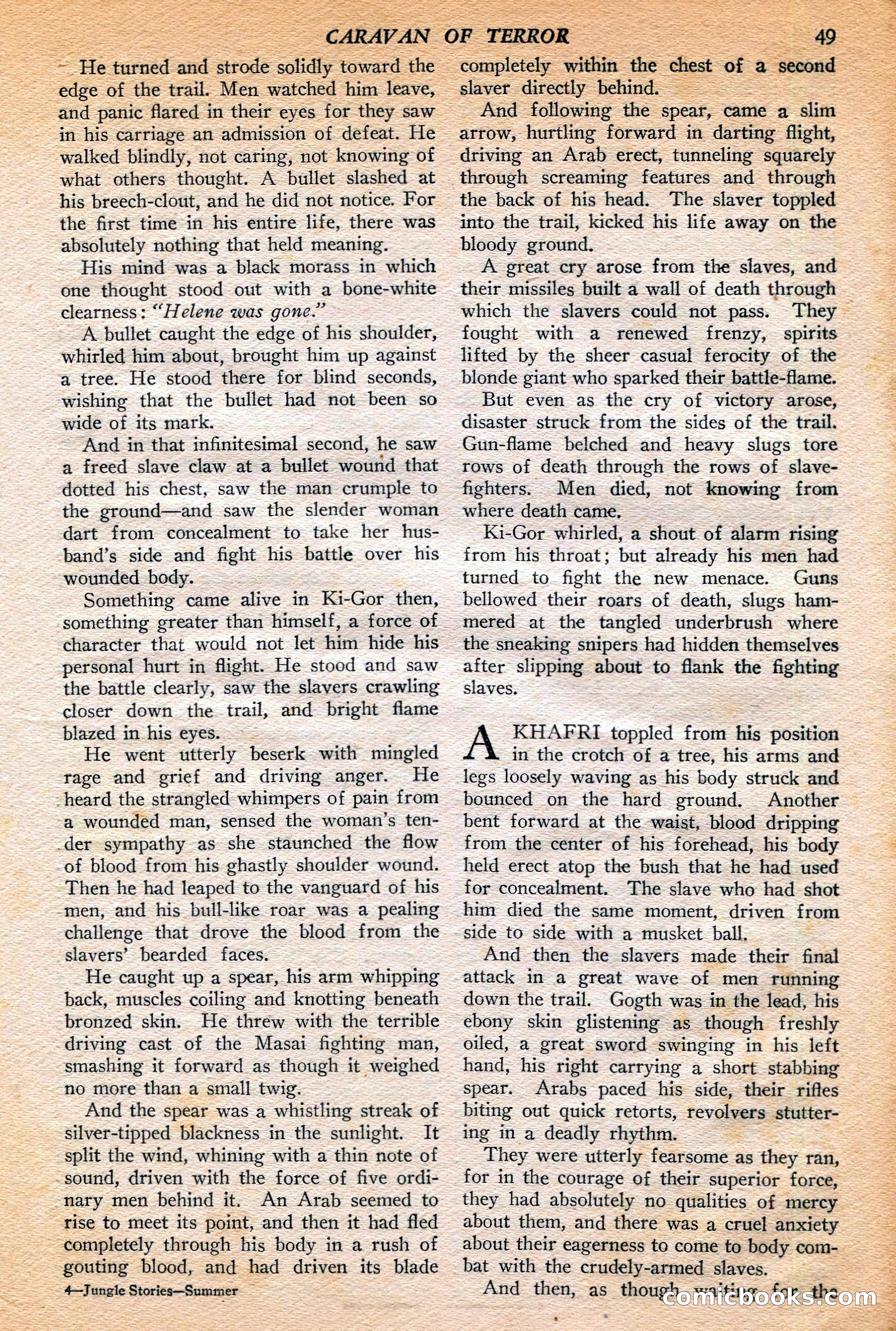 Jungle Stories, Winter 1952 — page 51 of 132