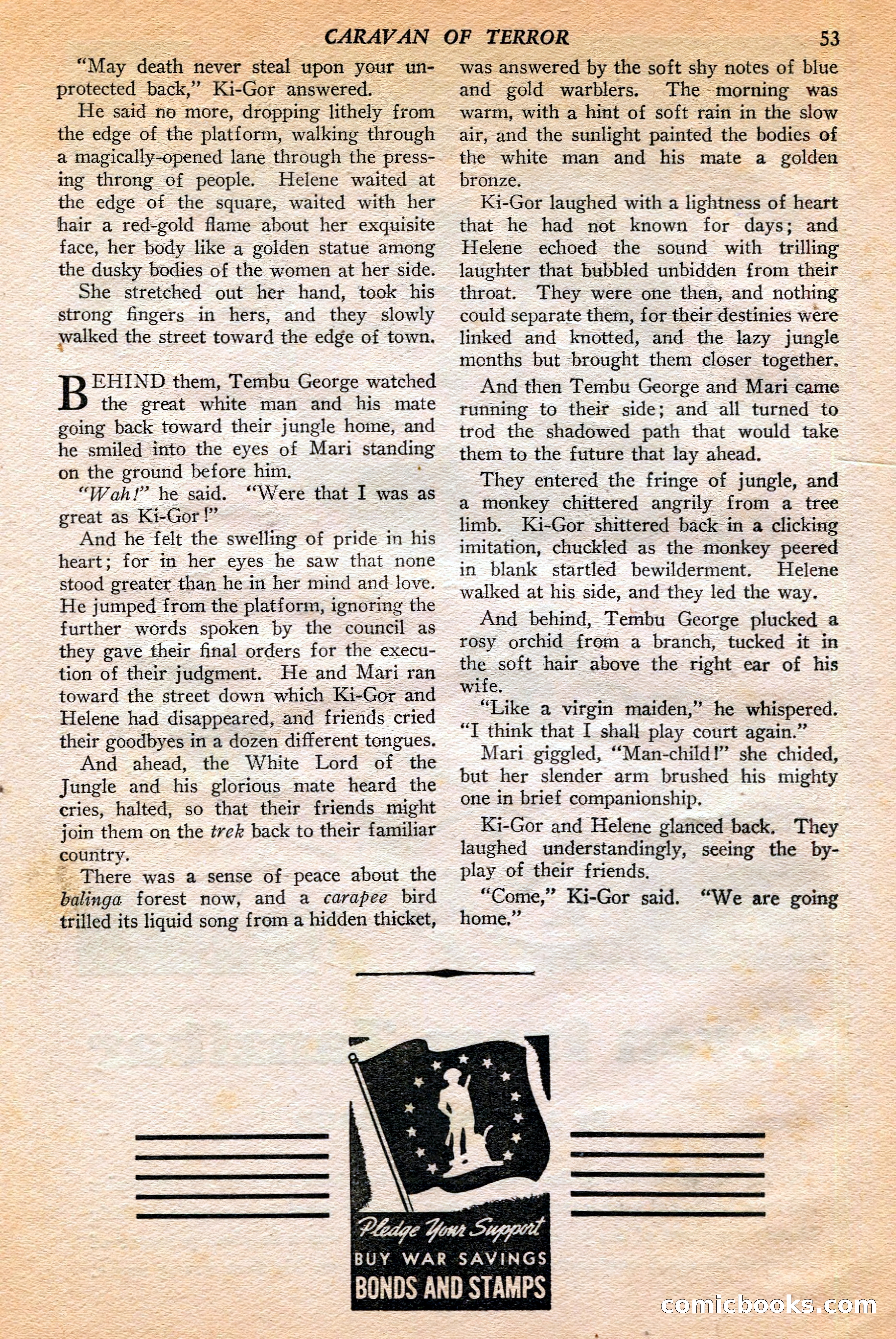 Jungle Stories, Winter 1952 — page 55 of 132