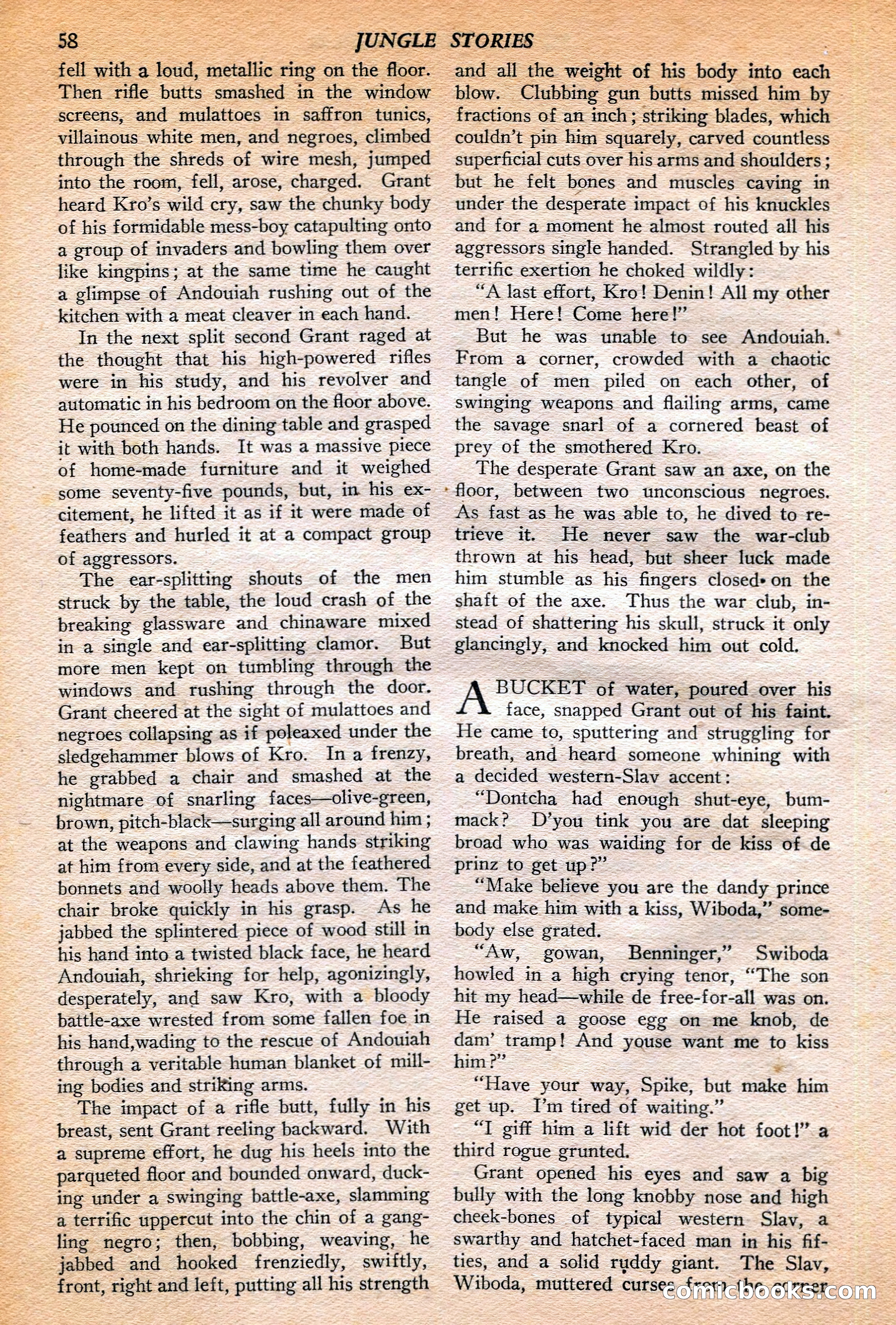 Jungle Stories, Winter 1952 — page 60 of 132