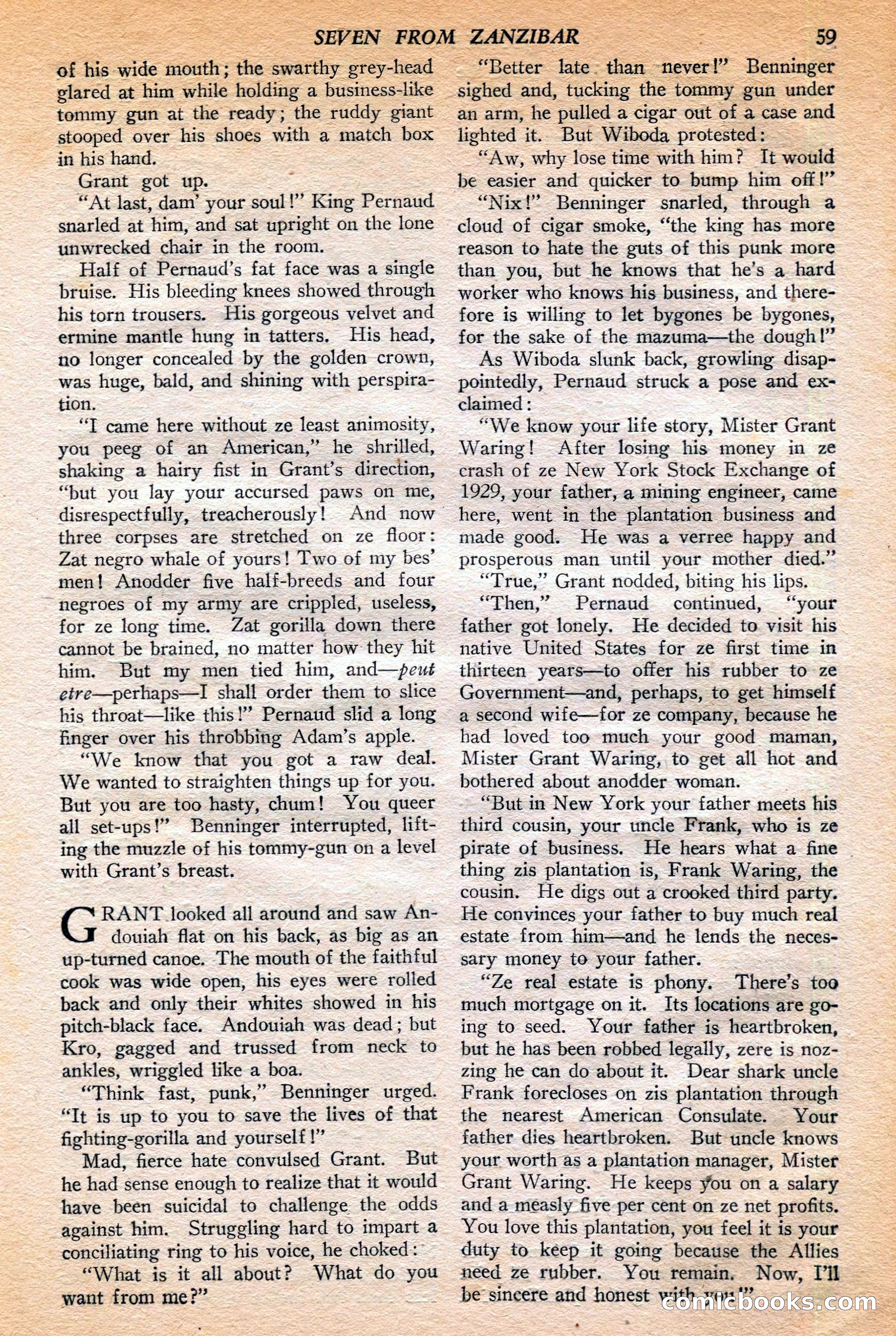 Jungle Stories, Winter 1952 — page 61 of 132