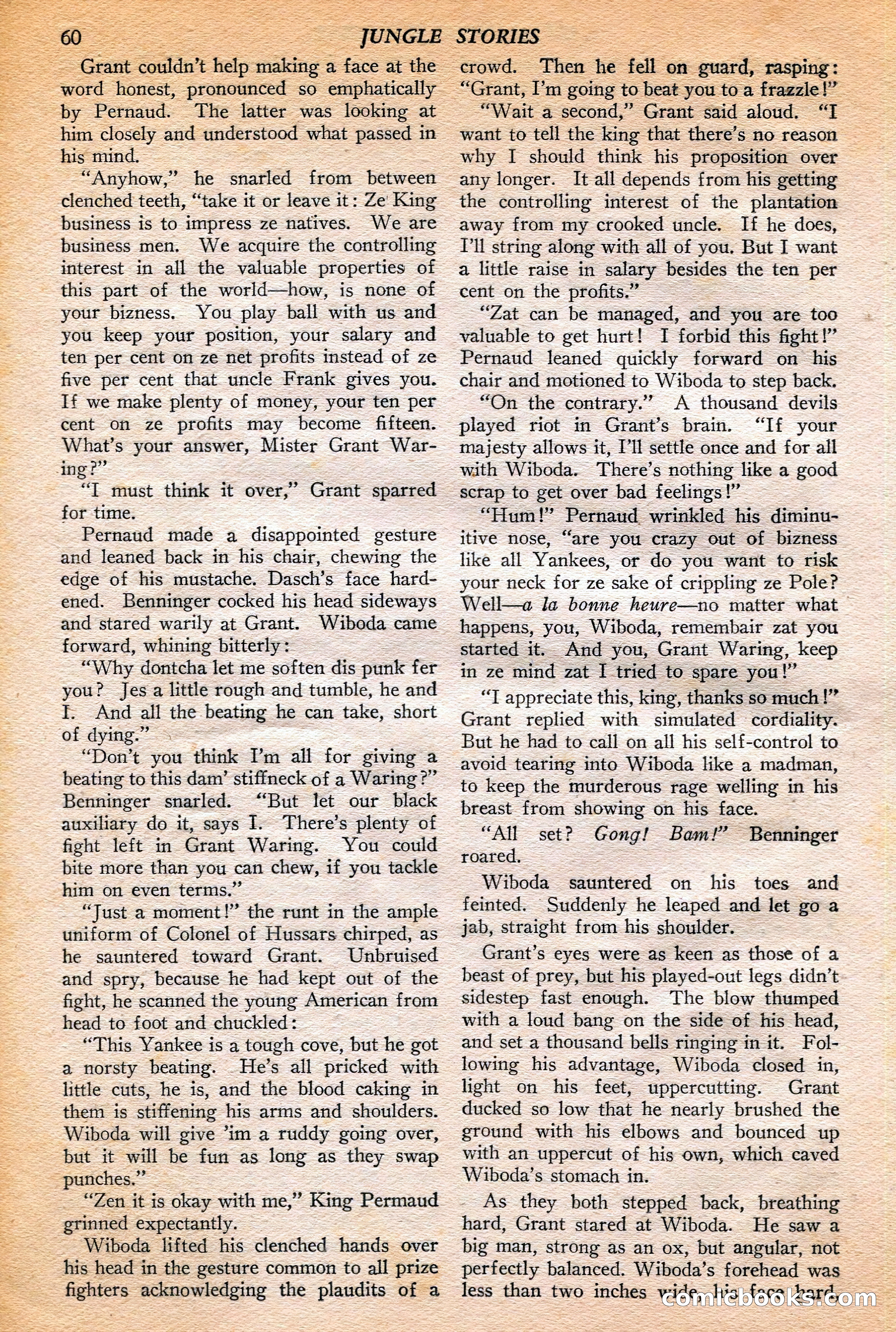 Jungle Stories, Winter 1952 — page 62 of 132